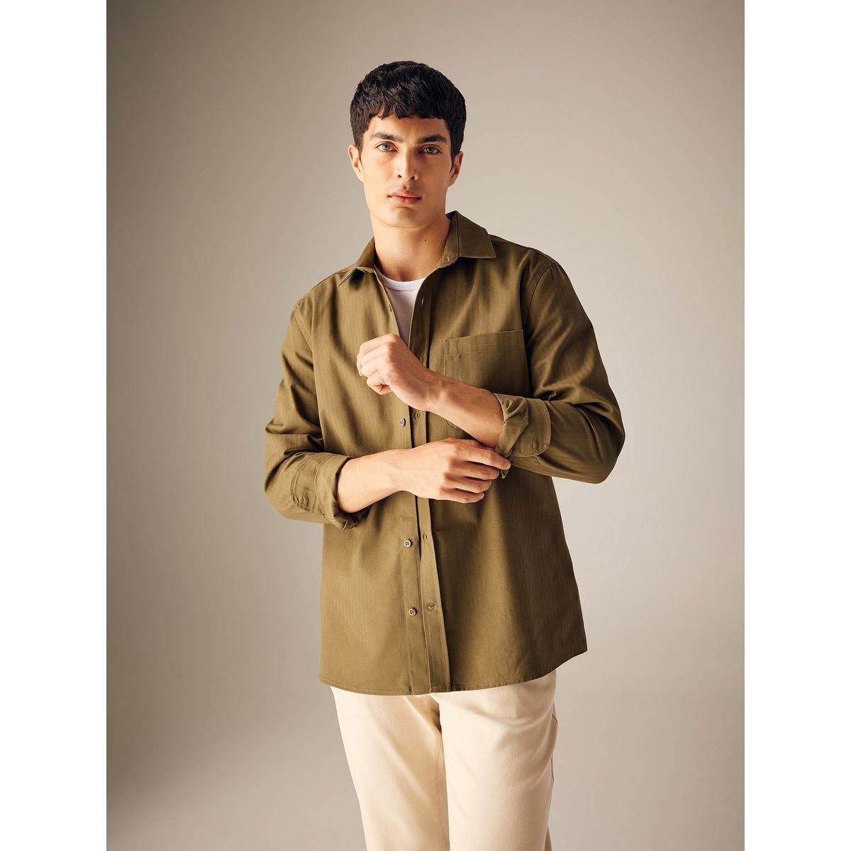 DeFacto Regular Fit Long Sleeves Casual Shirt-men-clothing-shirts-image-5
