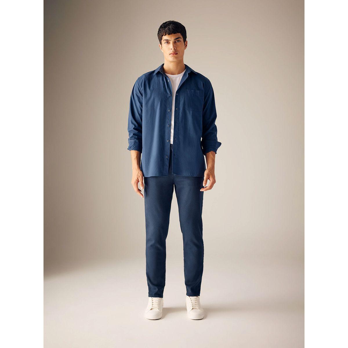 DeFacto X Styli  Regular Fit Poplin Long Sleeve Shirt-men-clothing-shirts-image-6