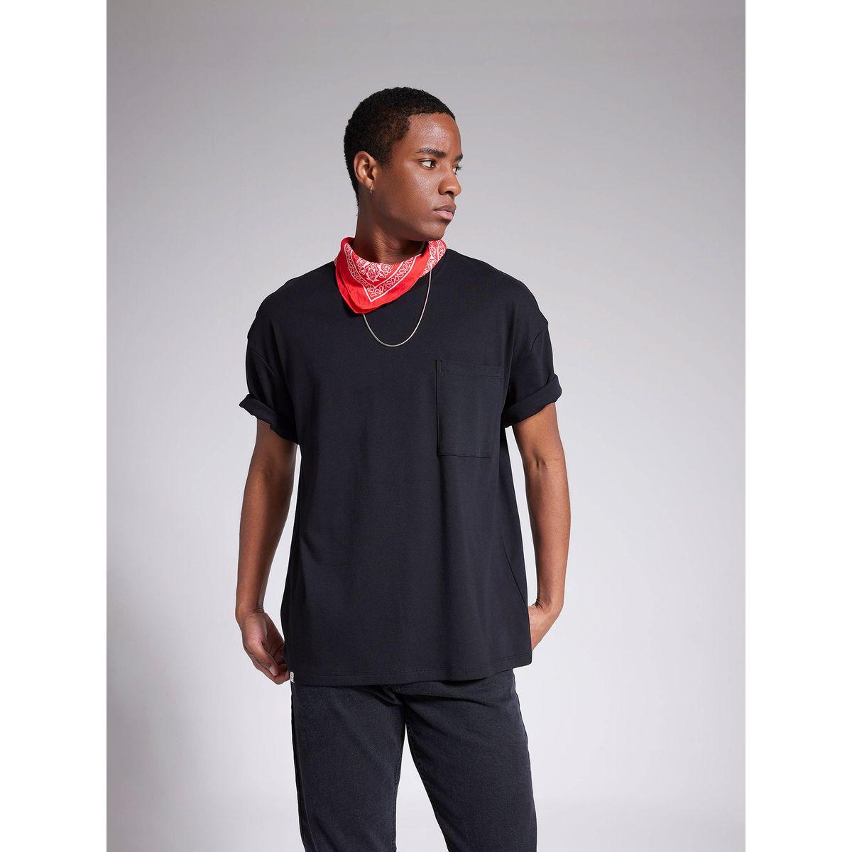 تيشيرت بقصة بوكسي وياقة دائرية-men-clothing-tshirtsandpolos-tshirts-image-1