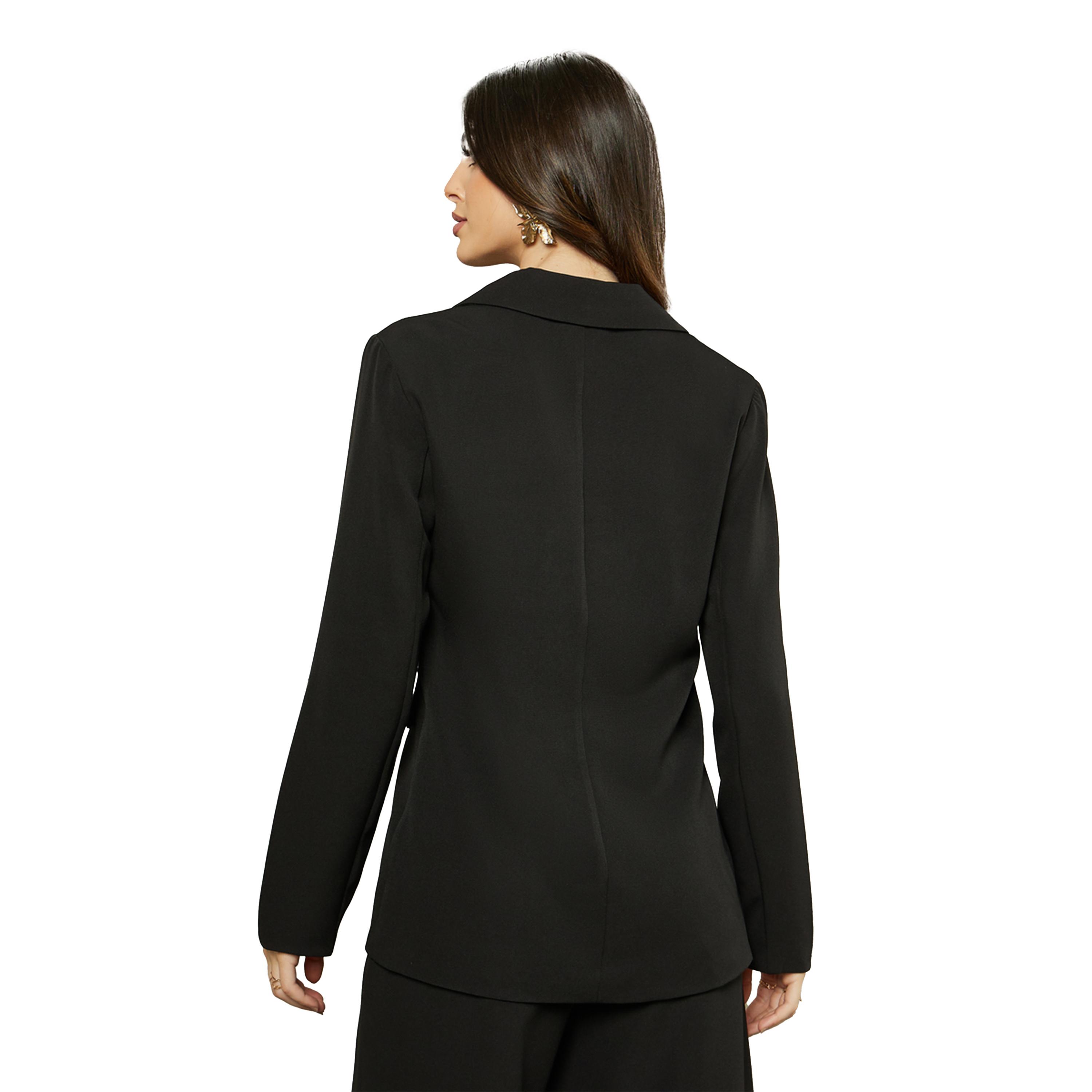 Styli Solid Single Breasted Blazer-women-clothing-coatsandjackets-blazers-image-5