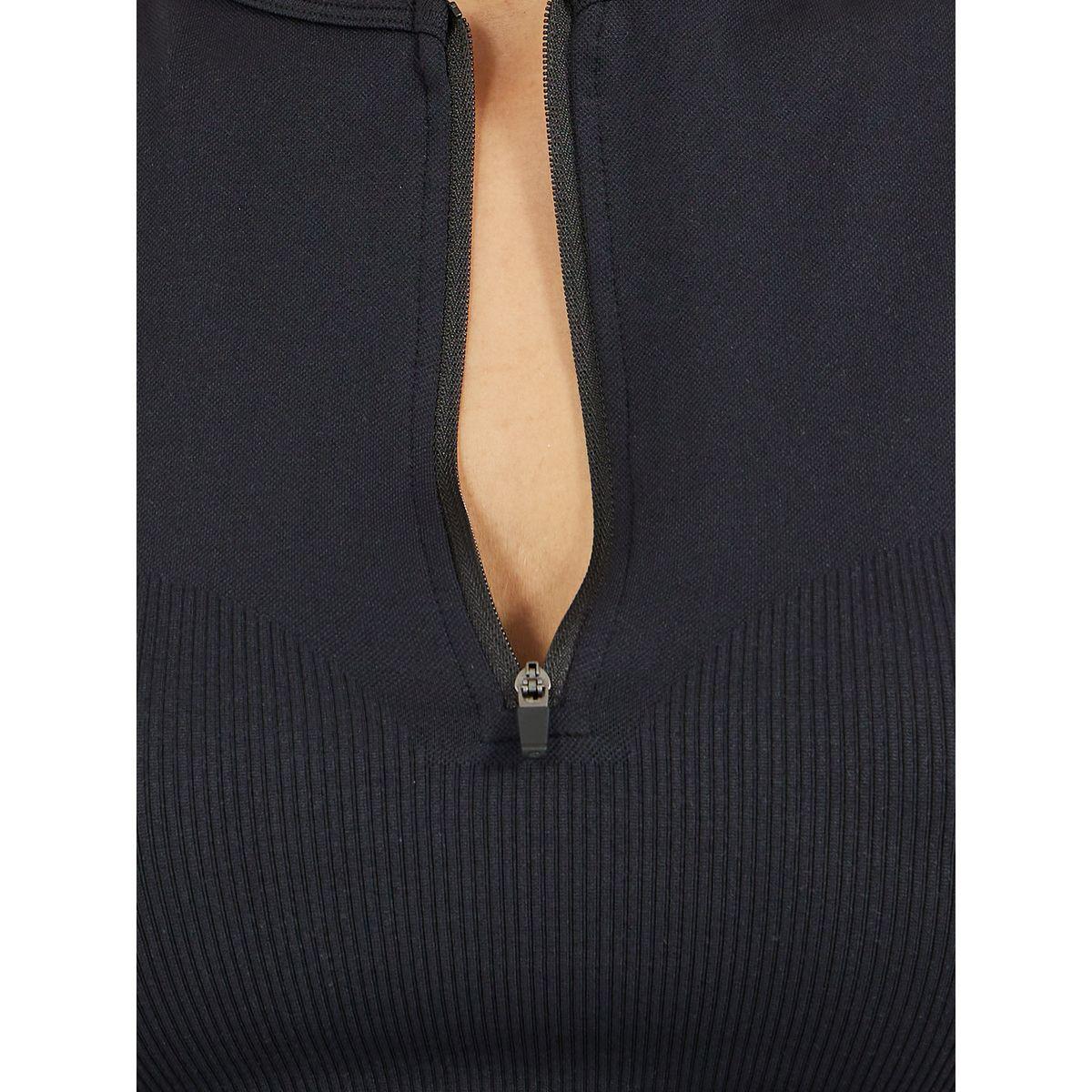 Styli Half Zip Up Short Sleeve Crop Top and Leggings Set-sports-women-clothing-trackpantsandtracksuits-image-3