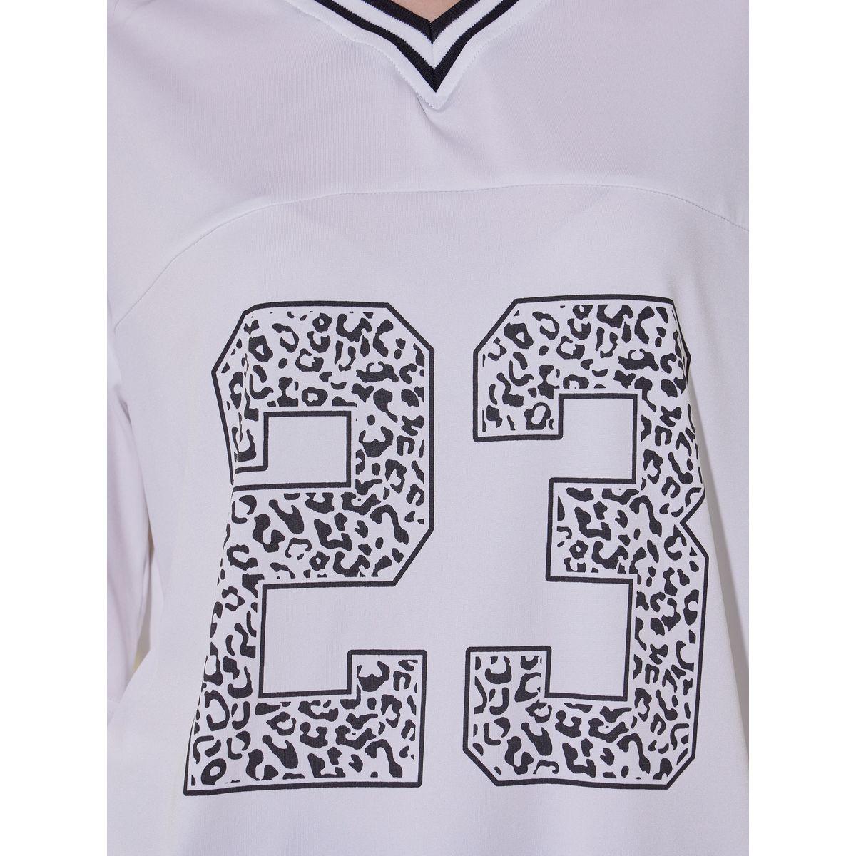 Take Two Graphic Print Tipped V Neck Oversized T-Shirt-women-clothing-tshirts-image-4