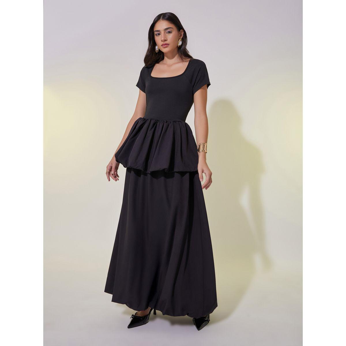Take Two Square Neck Layered A-Line Maxi Dress-women-clothing-dresses-image-1