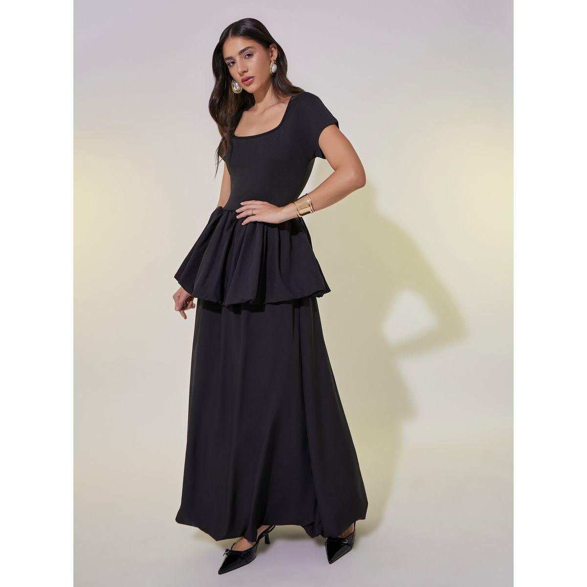Take Two Square Neck Layered A-Line Maxi Dress-women-clothing-dresses-image-3