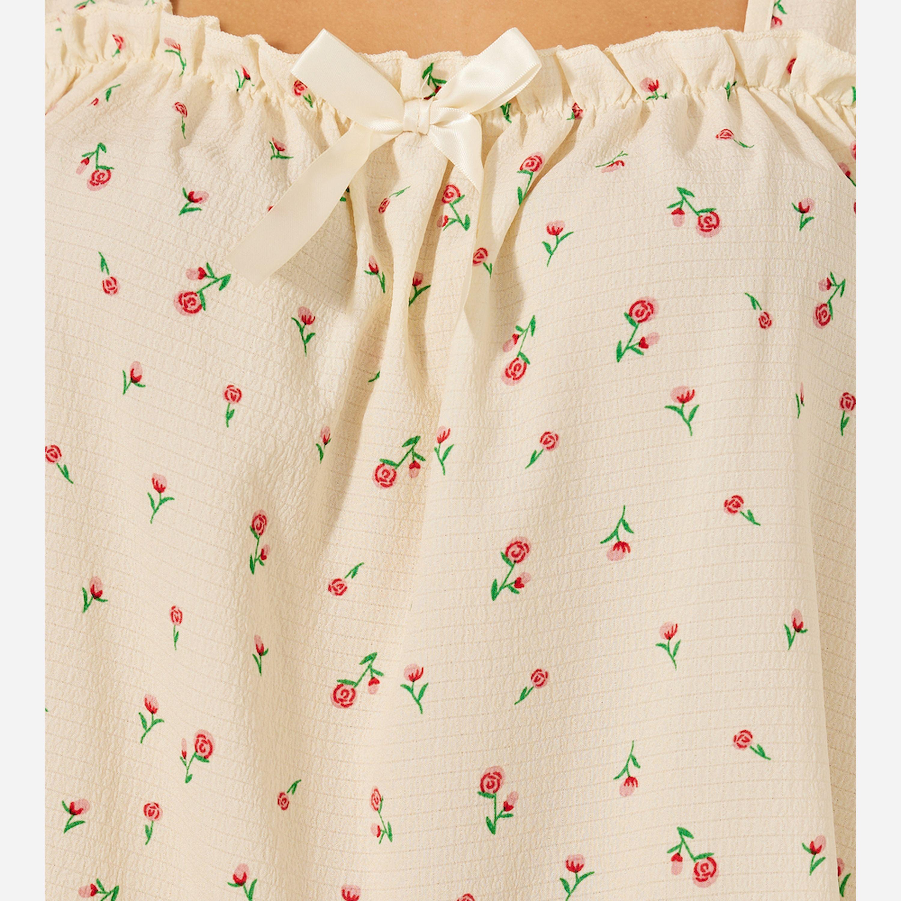 Styli Unwind Floral Print Matching Pyjama Set-women-clothing-nightwear-pyjamas-longsets-image-4