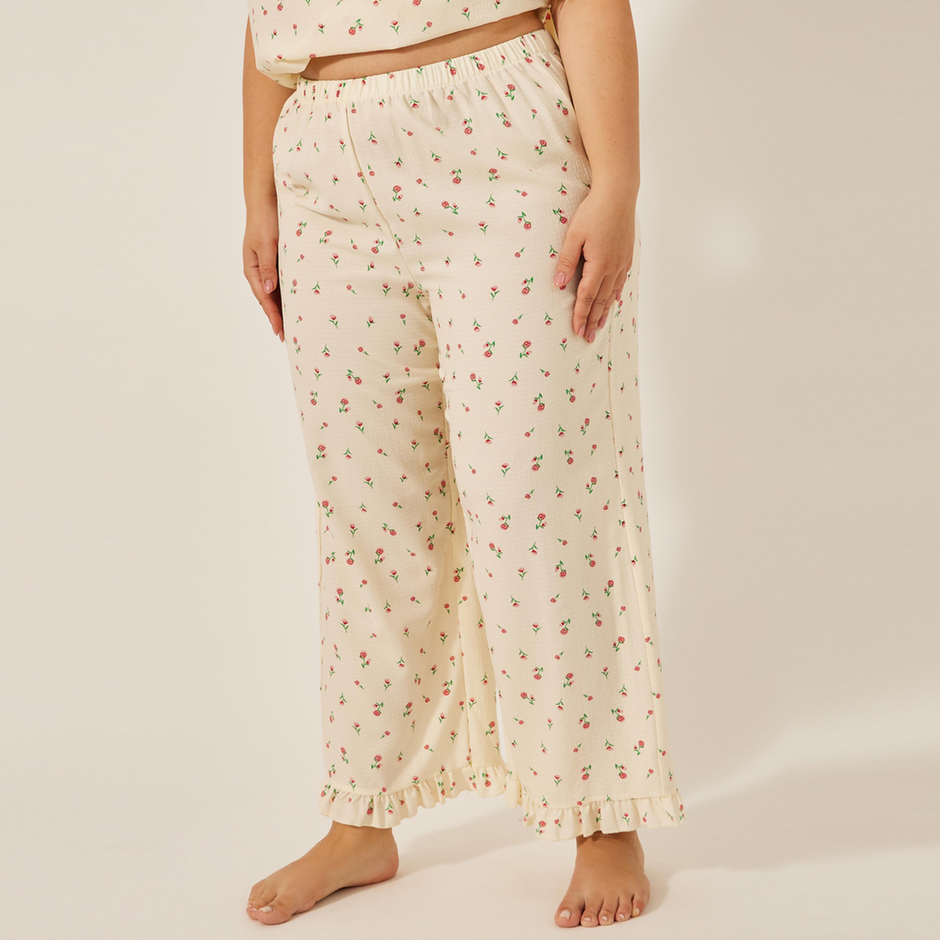 Styli Unwind Floral Print Matching Pyjama Set-women-clothing-nightwear-pyjamas-longsets-image-5