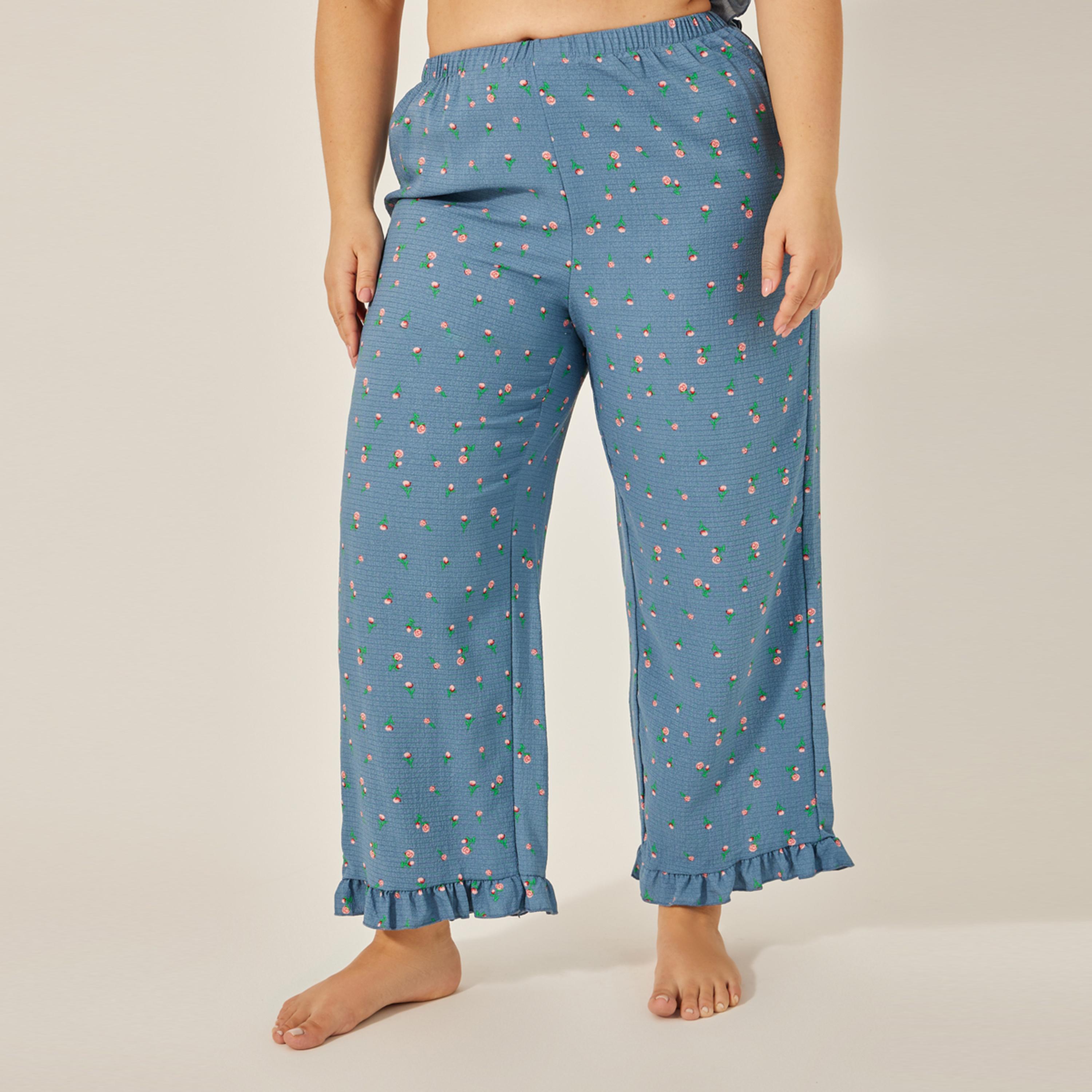 Styli Unwind Floral Print Matching Pyjama Set-women-clothing-nightwear-pyjamas-longsets-image-5
