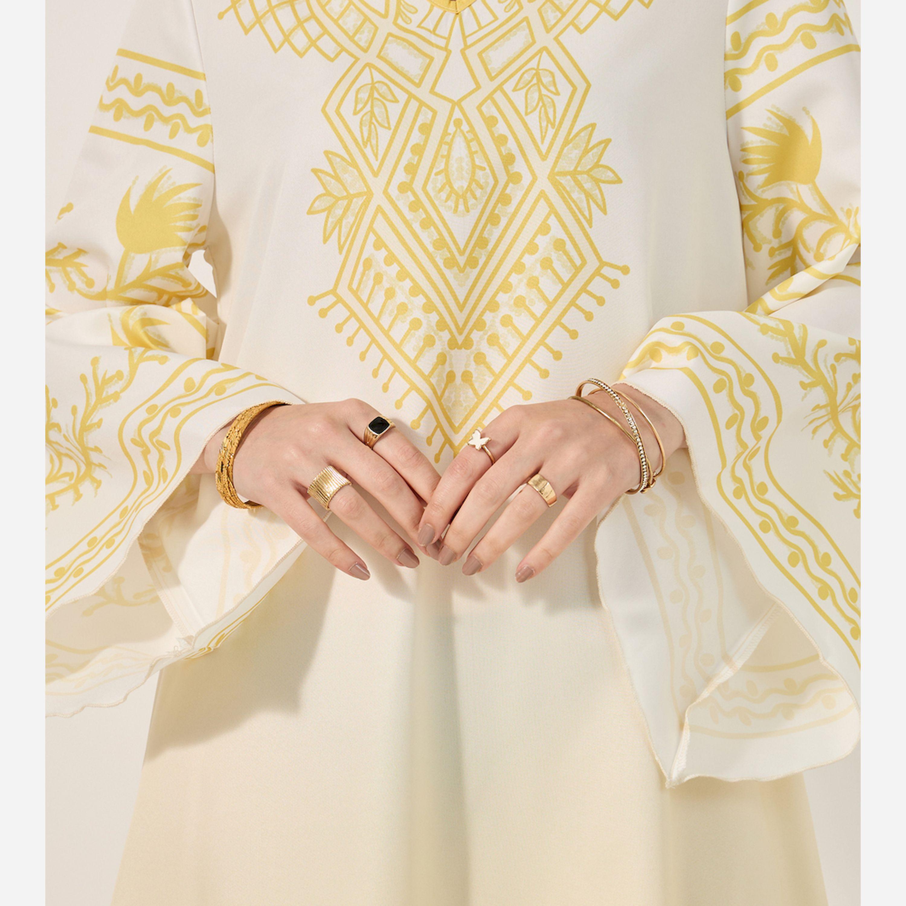 أميرة x ستايلي جلابية بطبعة امبر مع حافة واسعة-women-arabicclothing-jalabiyas-image-4