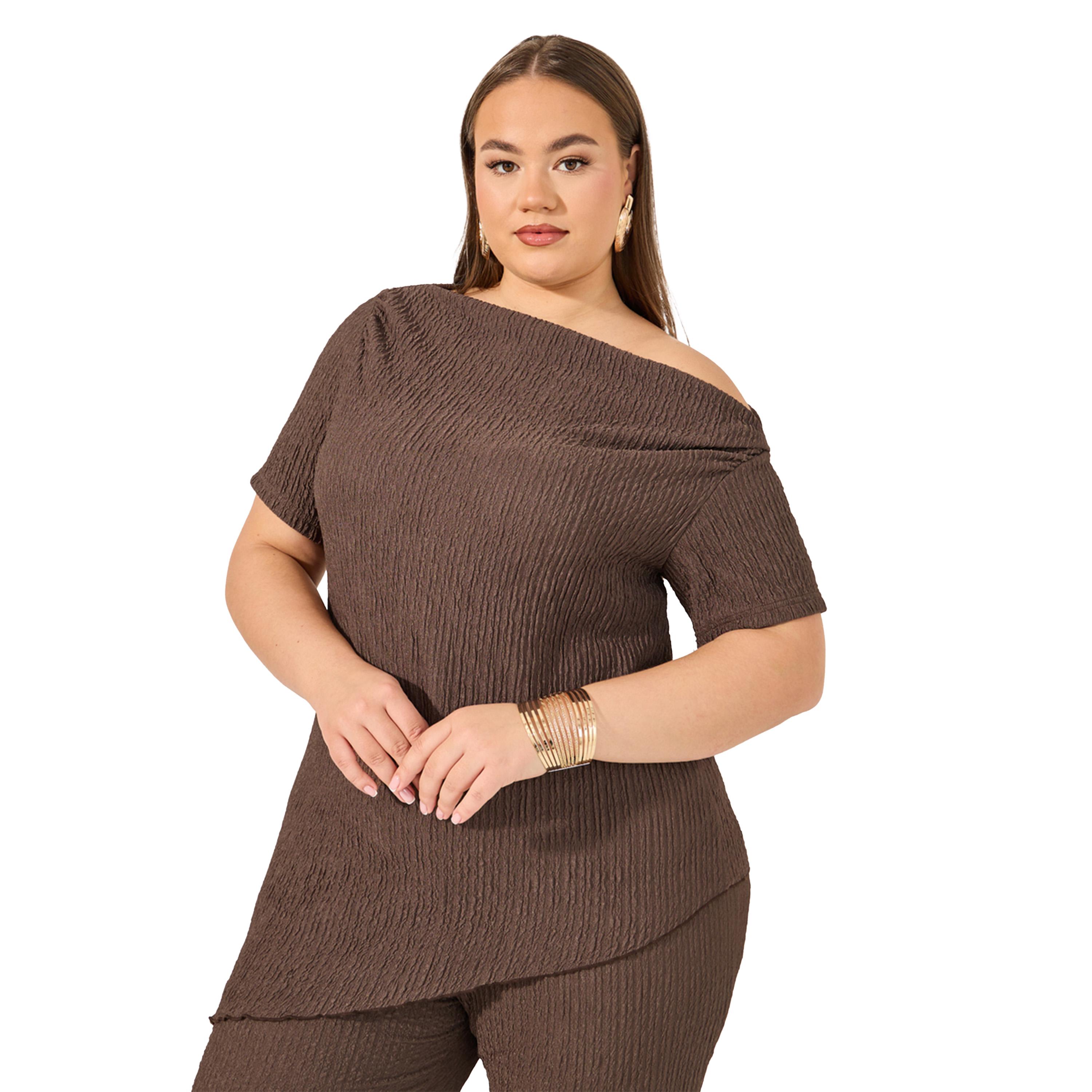 Styli Off-Shoulder Oversized Solid Top-women-clothing-shirtsandblouses-blouses-image-1