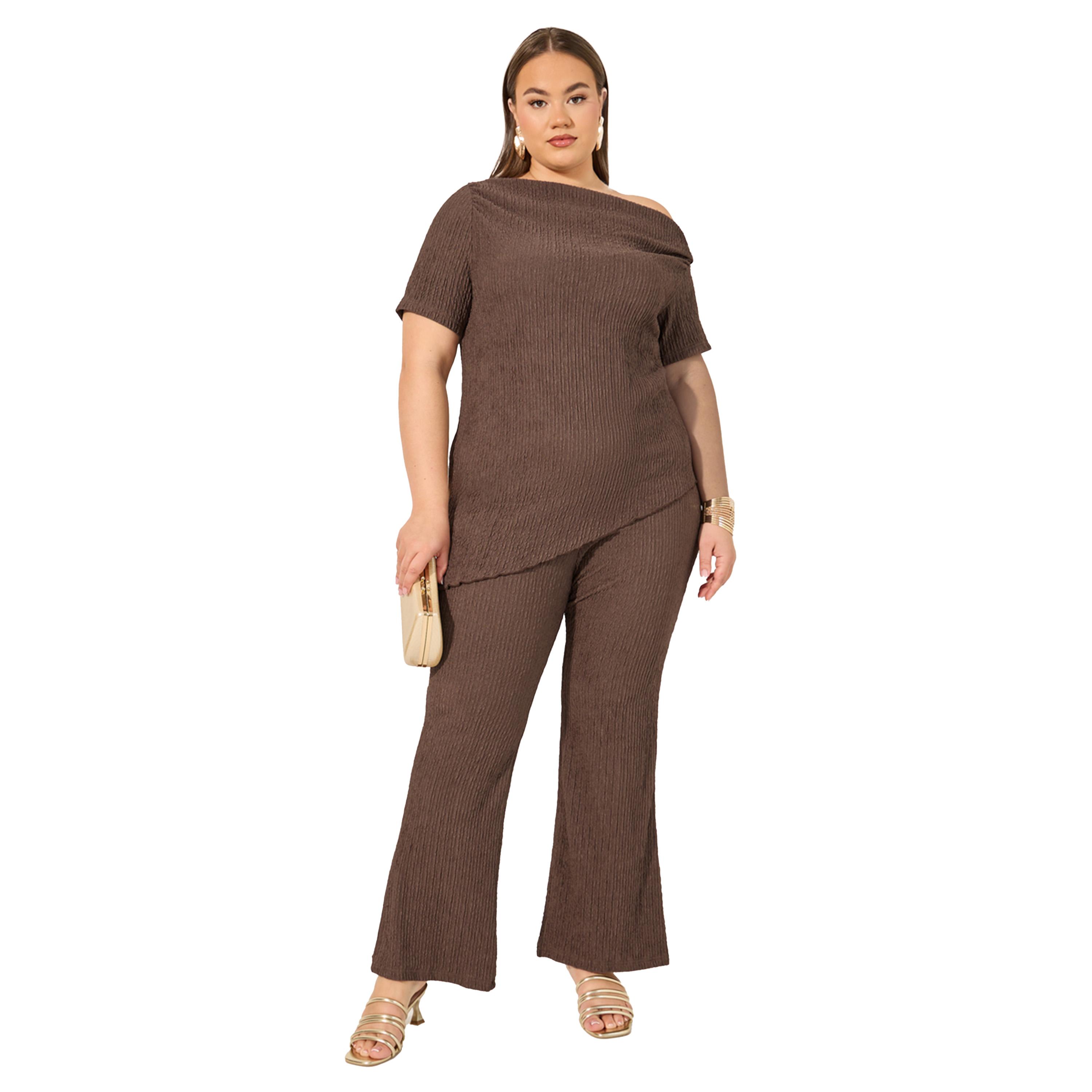 Styli Off-Shoulder Oversized Solid Top-women-clothing-shirtsandblouses-blouses-image-2