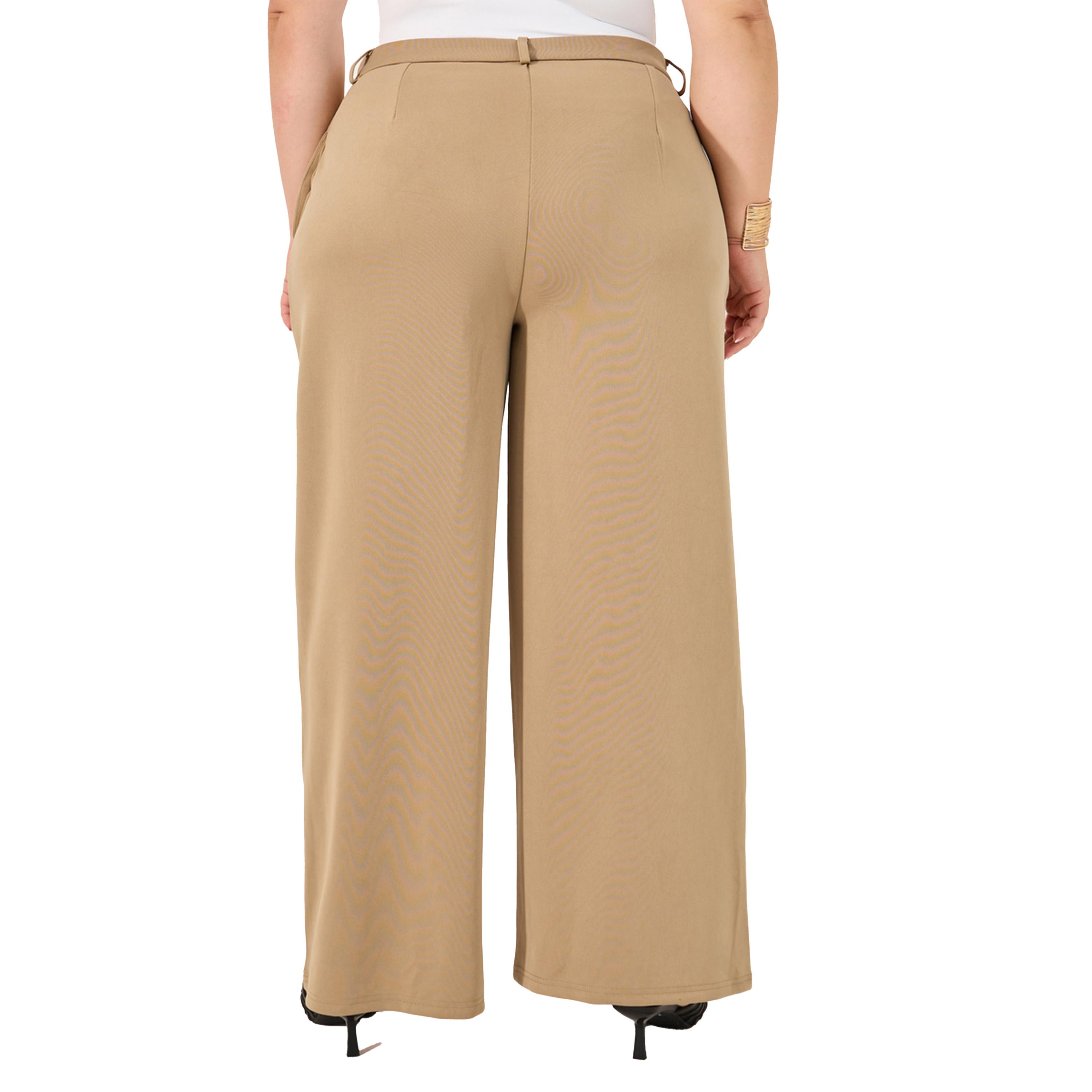 Styli Solid Wide leg tailored trouser-women-clothing-bottoms-trousers-image-4
