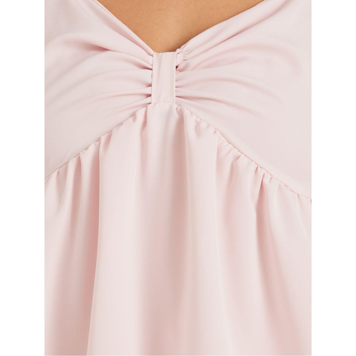 Styli Plus Size Solid Puff Sleeves Twist Front Top-women-clothing-shirtsandblouses-blouses-image-3