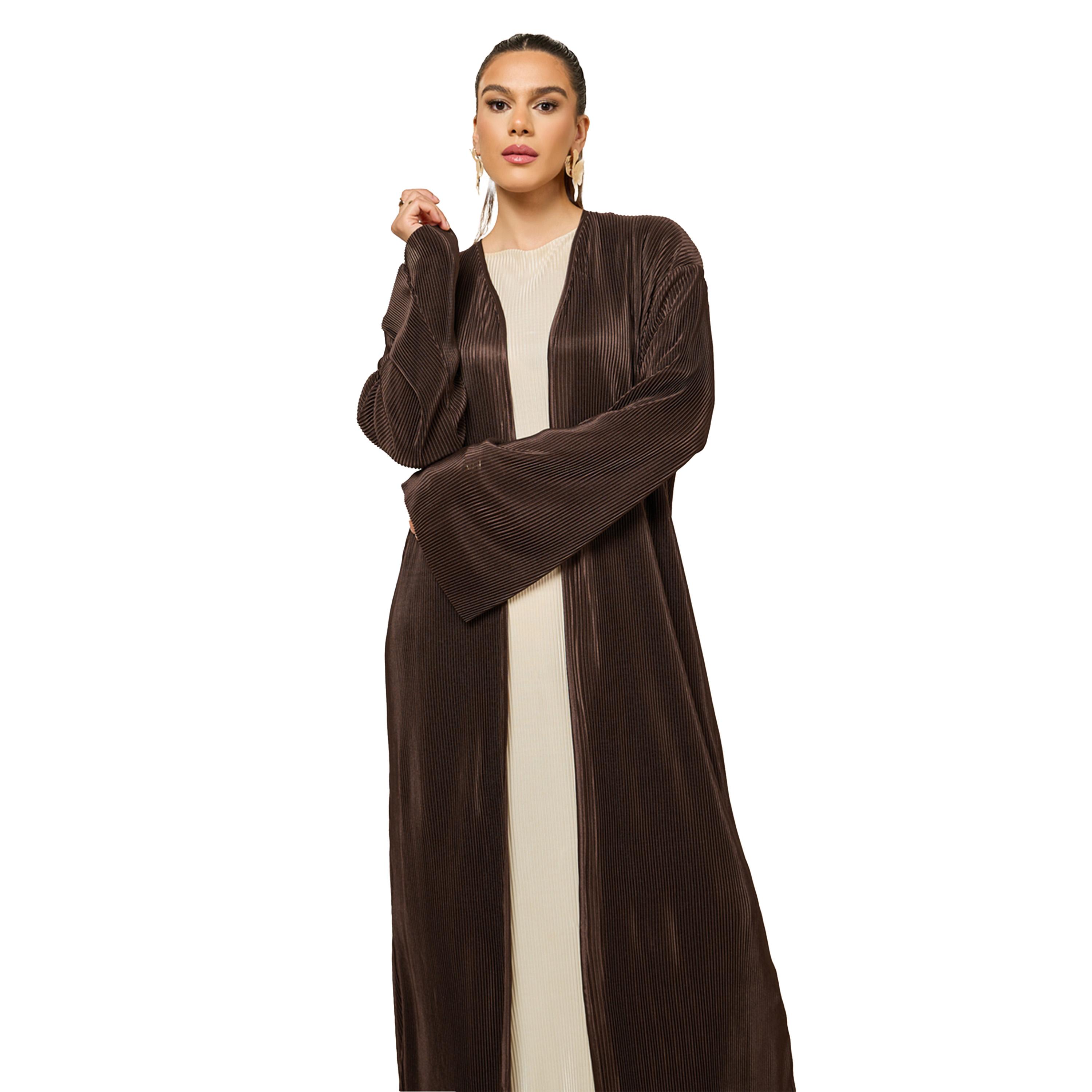 Styli Plisse Regular Fit Midi Abaya-women-arabicclothing-abayas-image-3