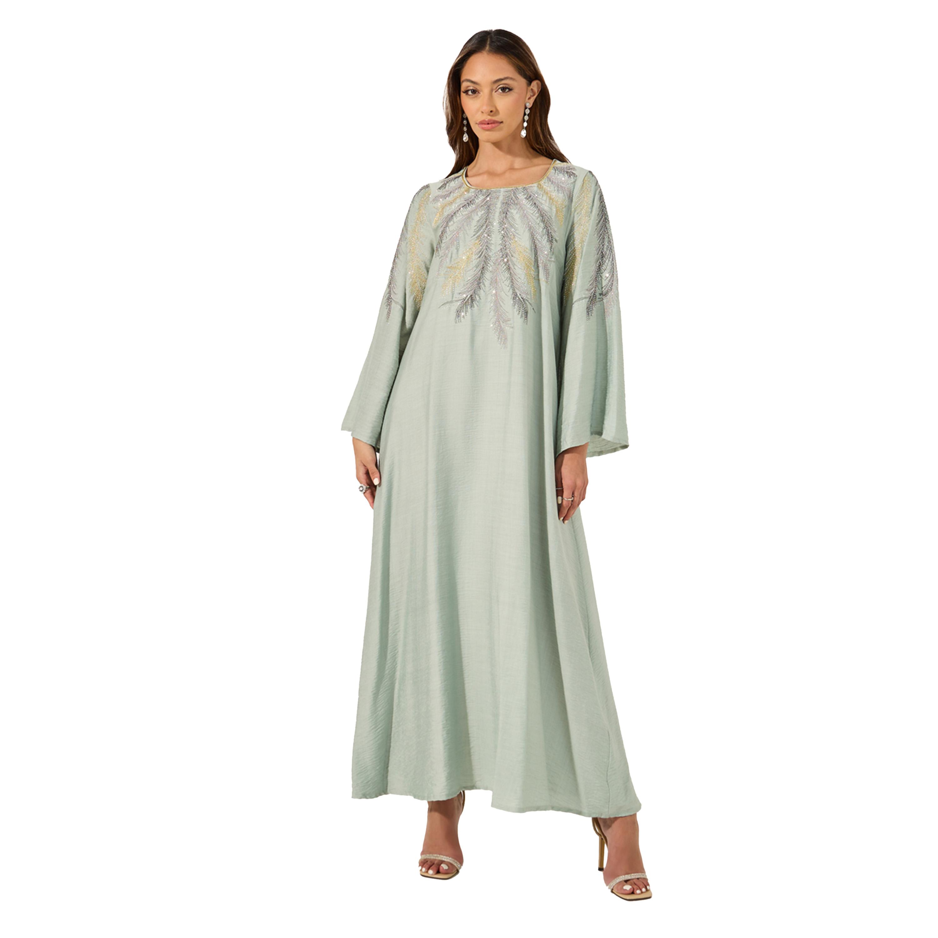 Styli Embroidered Long Sleeves Jalabiya-women-arabicclothing-jalabiyas-image-2
