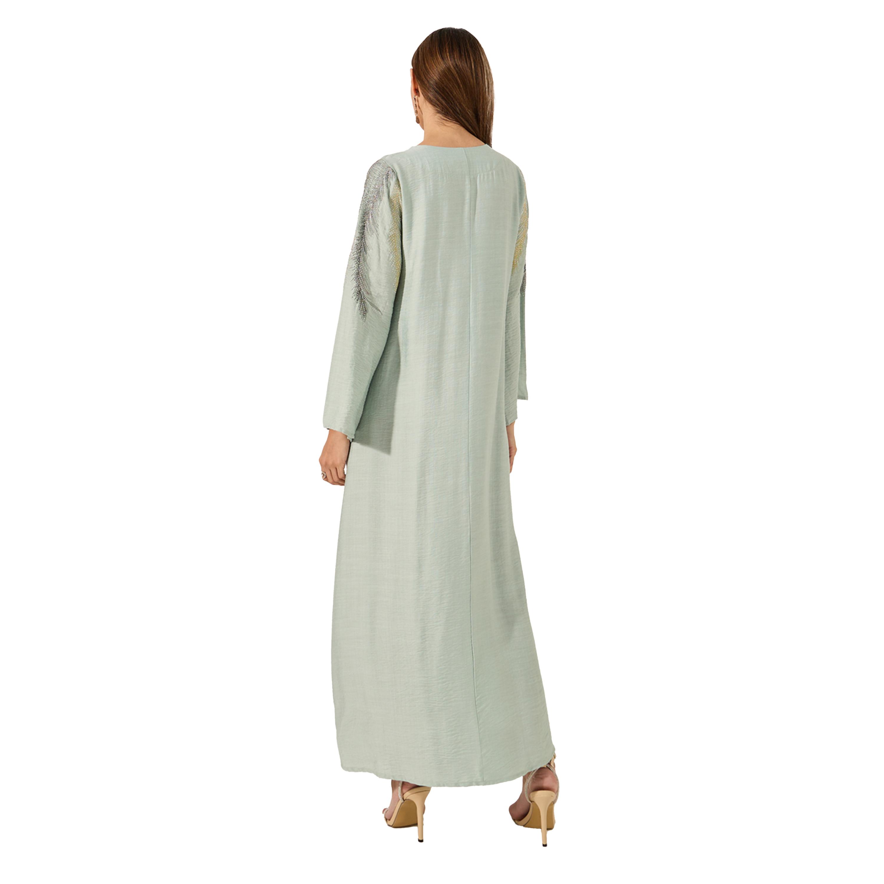 ستايلي - جلابية مطرزة بأكمام طويلة-women-arabicclothing-jalabiyas-image-5