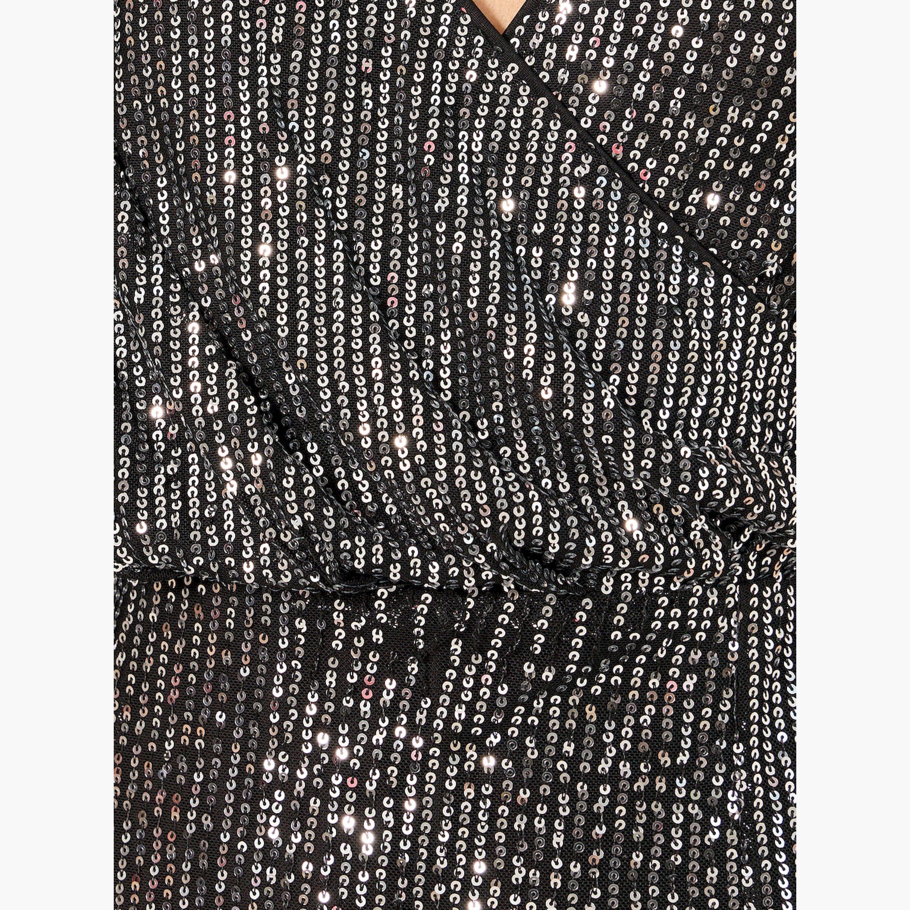 Styli Sequined One Long Sleeve Sheath Midi Dress-women-clothing-dresses-image-4