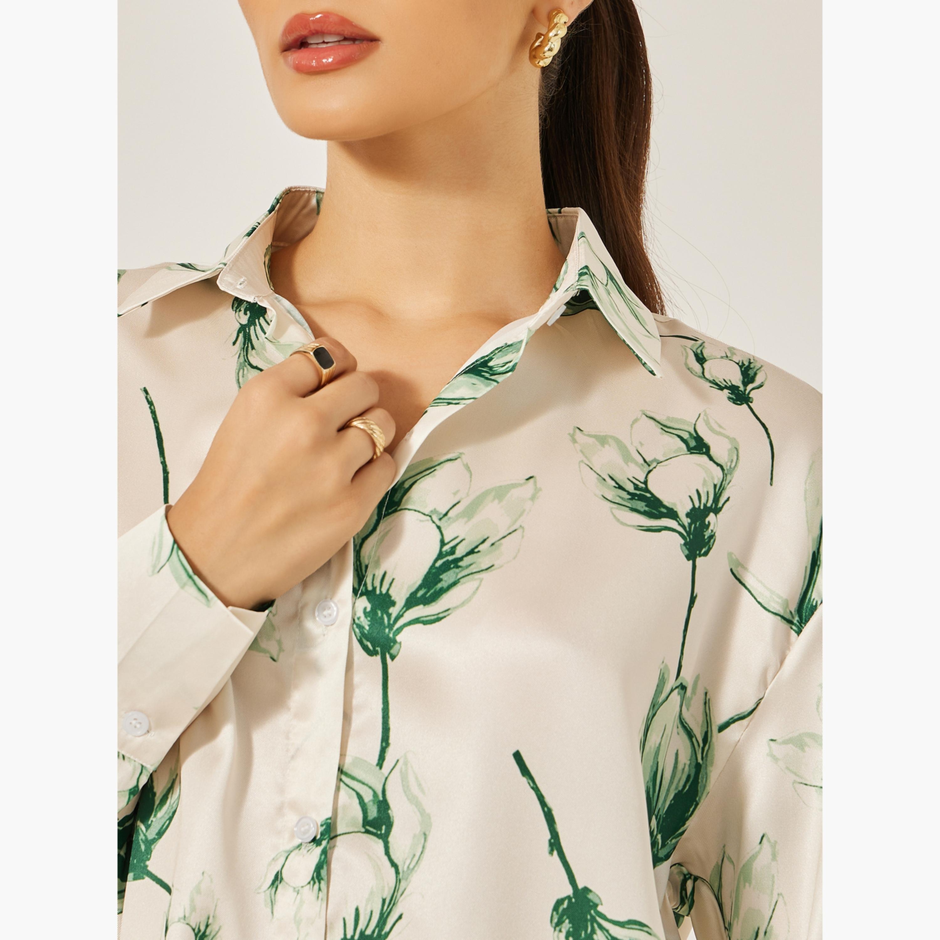 Styli Oversized Floral Printed Collared Shirt-women-clothing-shirtsandblouses-shirts-image-4