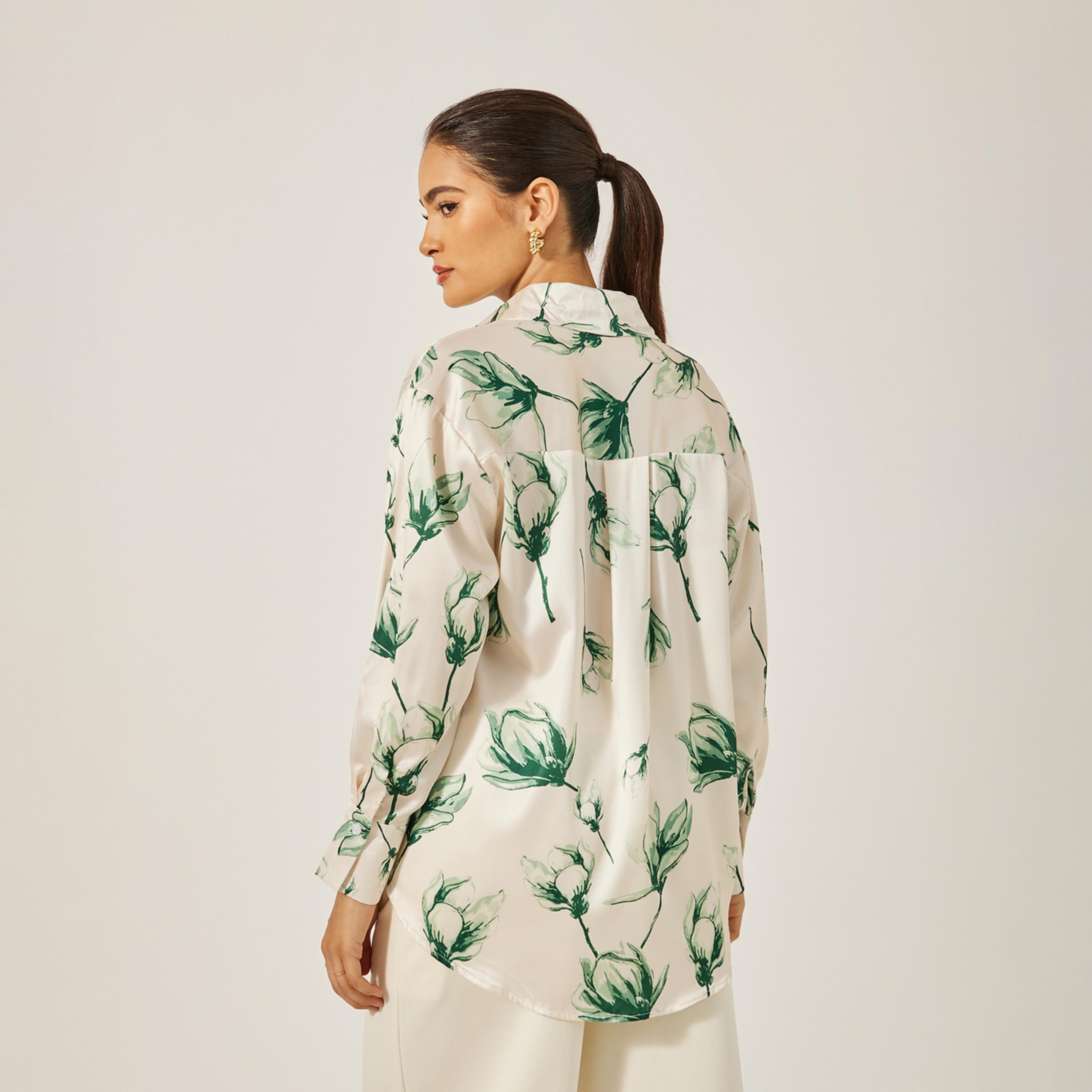 Styli Oversized Floral Printed Collared Shirt-women-clothing-shirtsandblouses-shirts-image-5