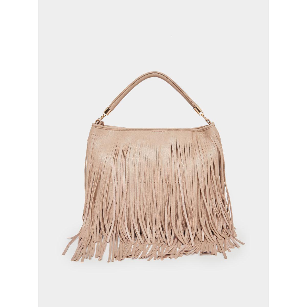 Styli Tasseled Shoulder Bag with Top Handle-women-bagsandwallets-handbags-image-2