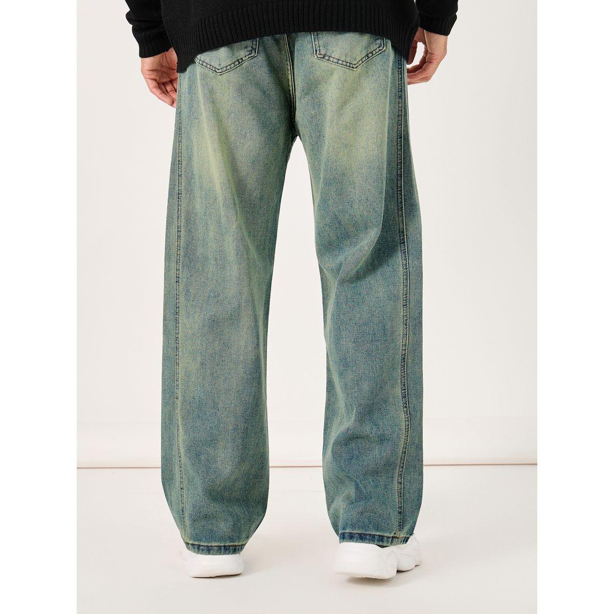 Styli Mid Wash Loose Fit Jeans with Panel Detail-men-clothing-bottoms-jeans-image-4
