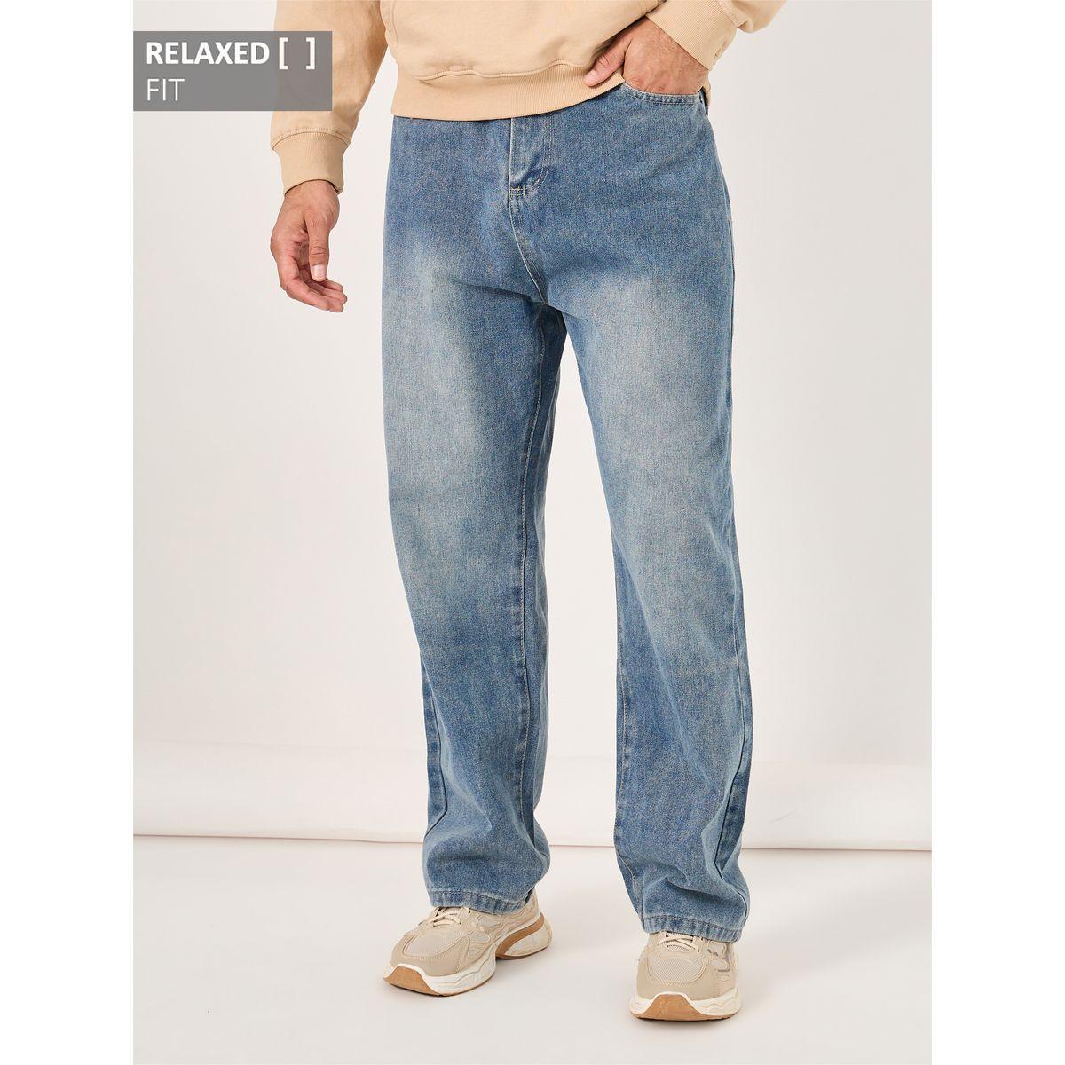 Styli Mid Rise Relaxed Fit Jeans with Pockets-men-clothing-bottoms-jeans-image-1