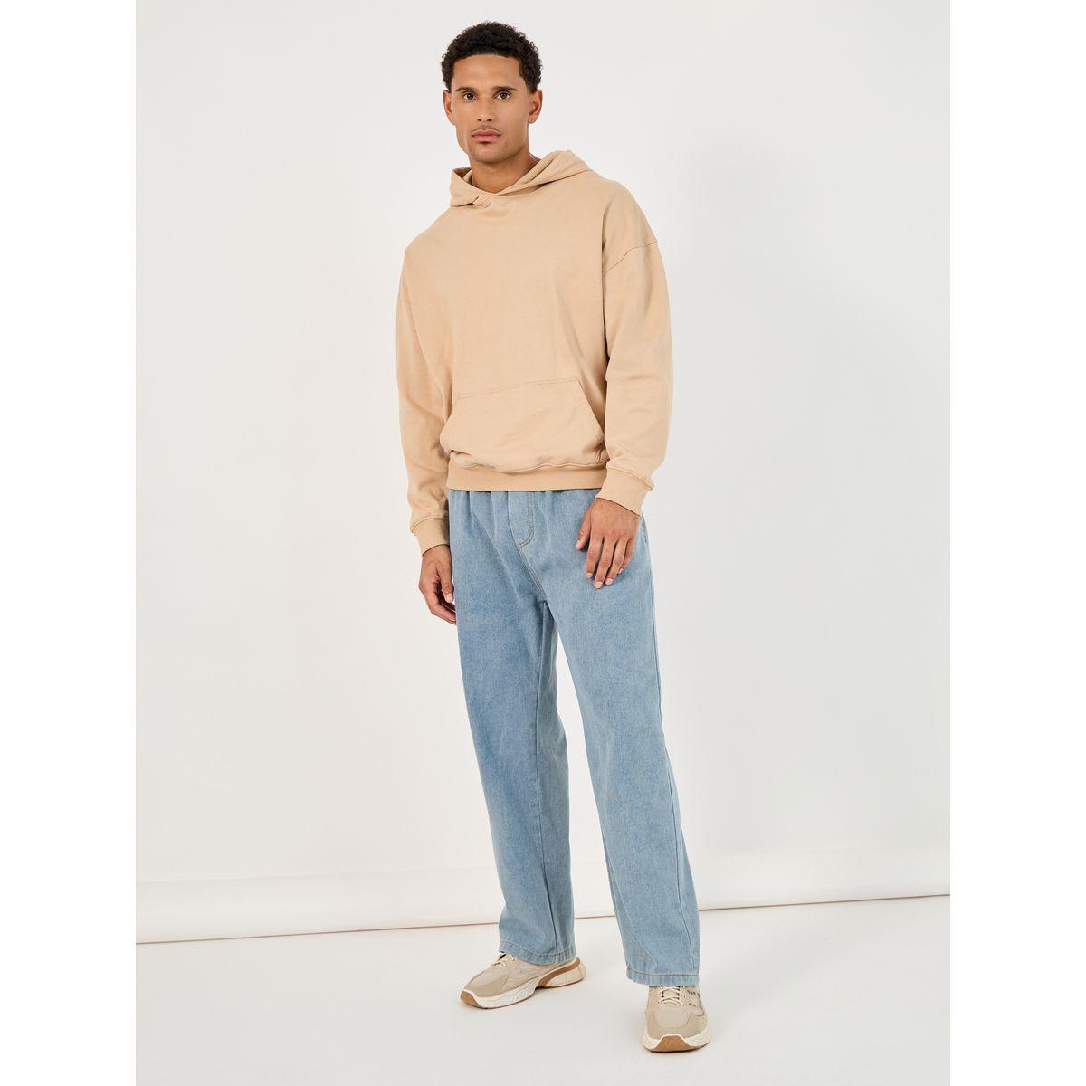 Styli Cotton Stretch Loose Fit Jeans with Contrast Drawcord-men-clothing-bottoms-jeans-image-2