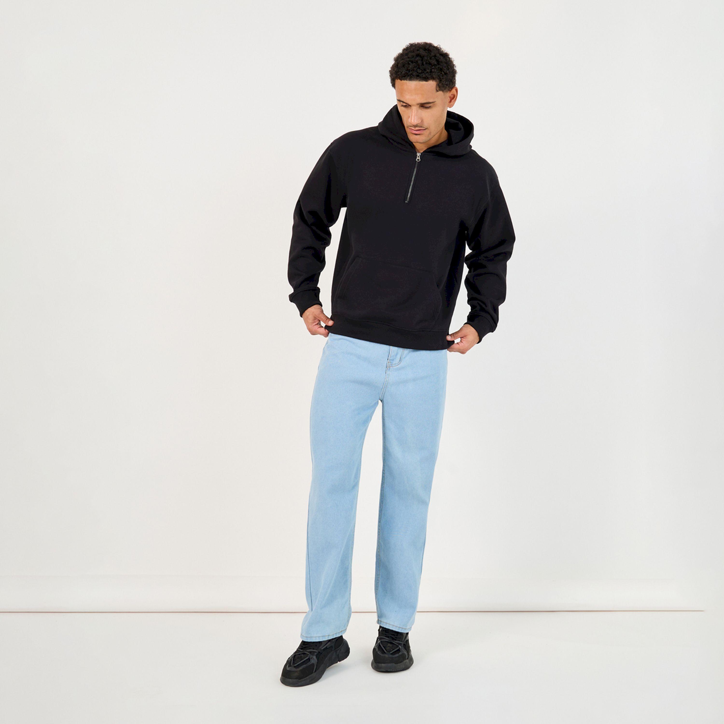 Styli Cotton Stretch Solid 5-Pocket Relaxed Fit Jeans-men-clothing-bottoms-jeans-image-2