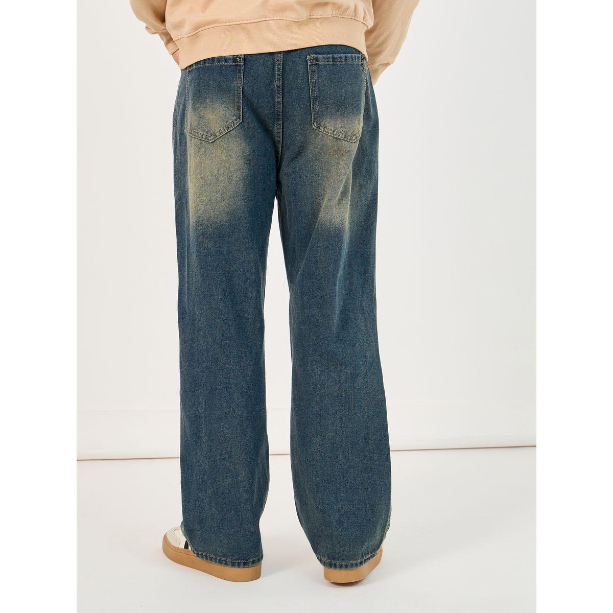 Styli Stretchy Cotton Whiskered Detail Relaxed Fit Jeans-men-clothing-bottoms-jeans-image-4