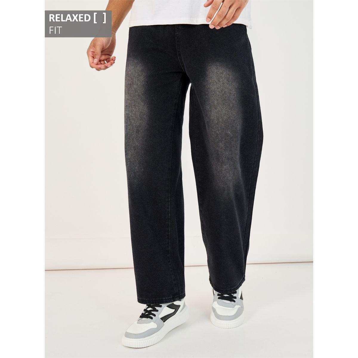 Styli Cotton Stretch Mid Wash Relaxed Fit Jeans-men-clothing-bottoms-jeans-image-1