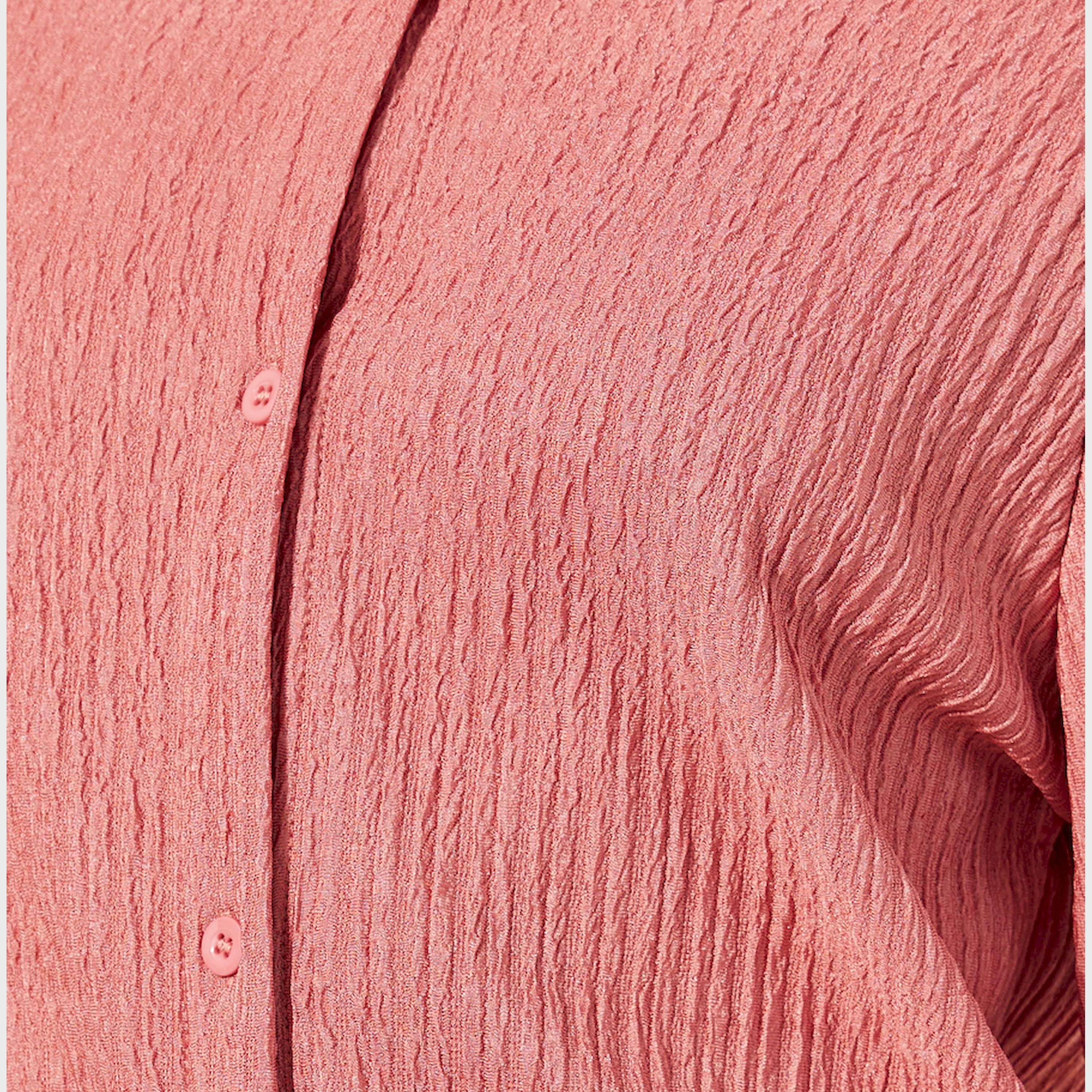 Styli Textured Knit Oversized Shirt With Raglan Sleeves-women-clothing-shirtsandblouses-shirts-image-3