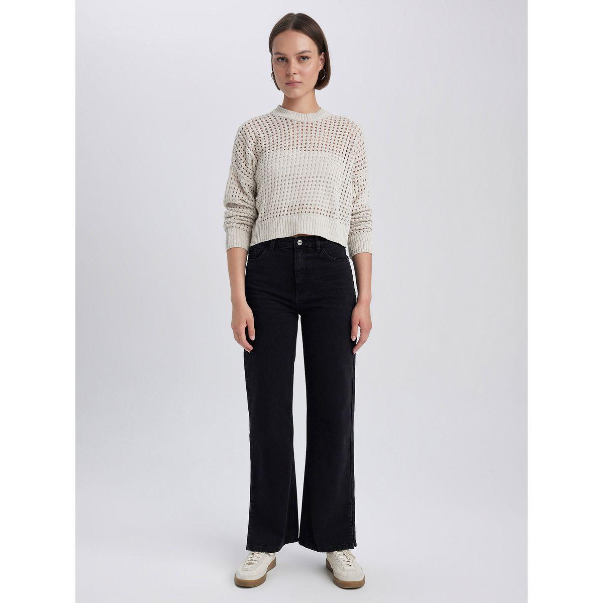 DeFacto X Styli  Solid Wide Leg High Rise Jeans-women-clothing-bottoms-jeans-image-6