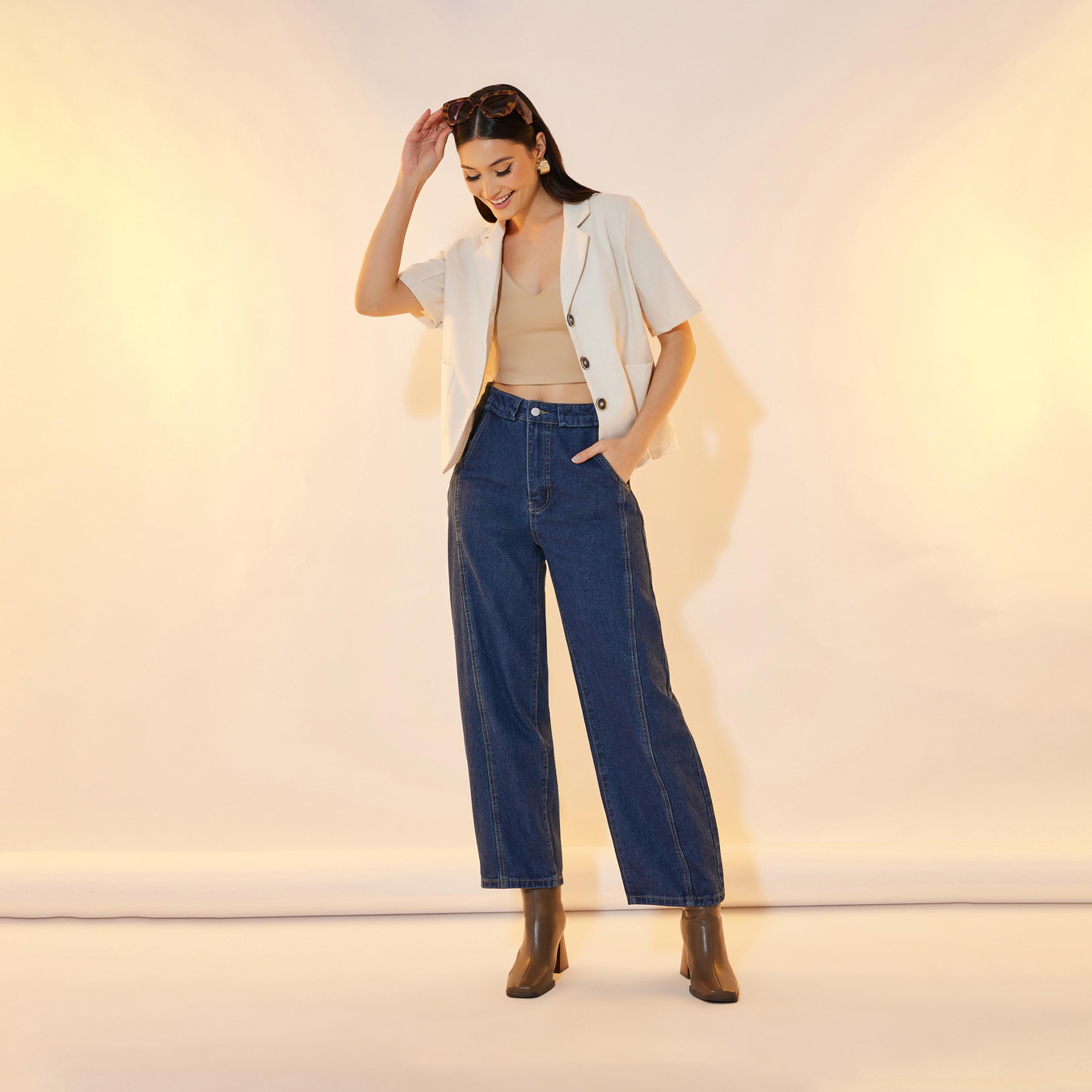 Take Two Solid Pocket Detail Short Sleeve Blazer-women-clothing-coatsandjackets-blazers-image-2