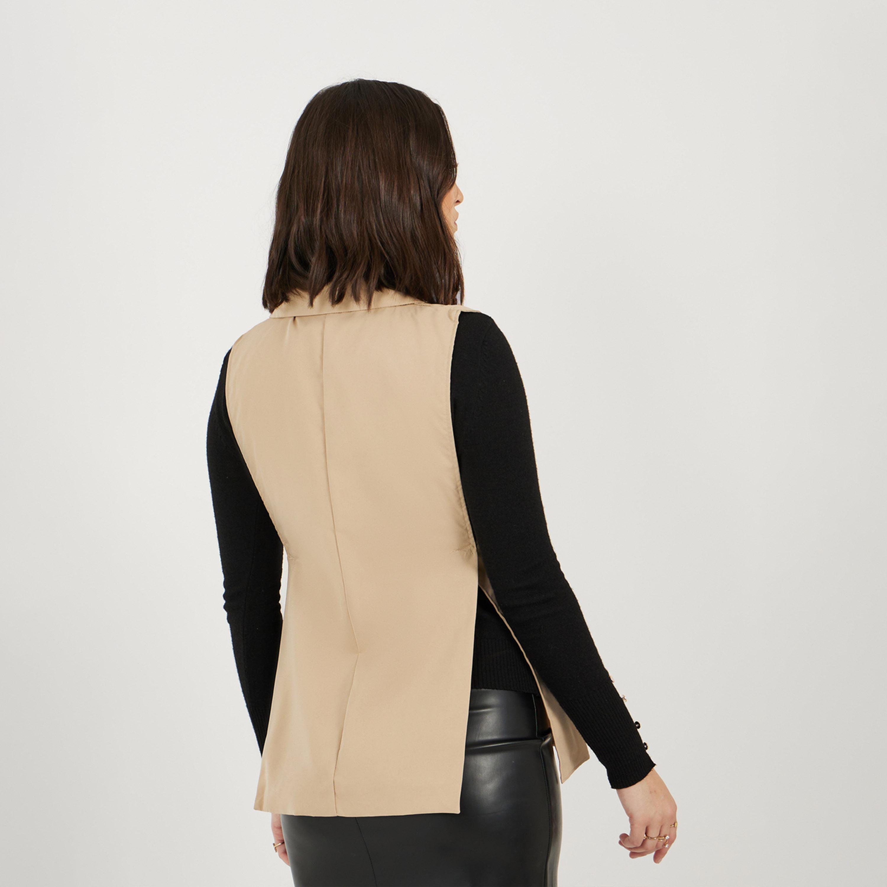 Take Two Solid Pocket Detail Sleeveless Blazer-women-clothing-coatsandjackets-blazers-image-4