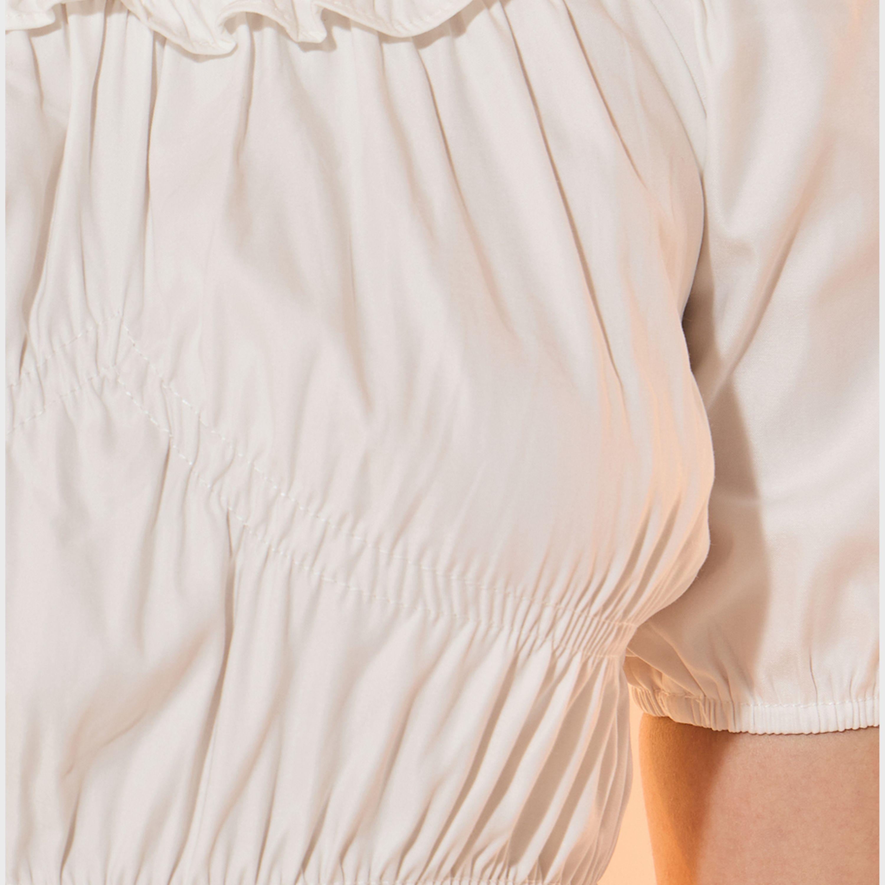 Take Two Solid Square Neck Ruffle Hem Crop Blouse-women-clothing-shirtsandblouses-blouses-image-3