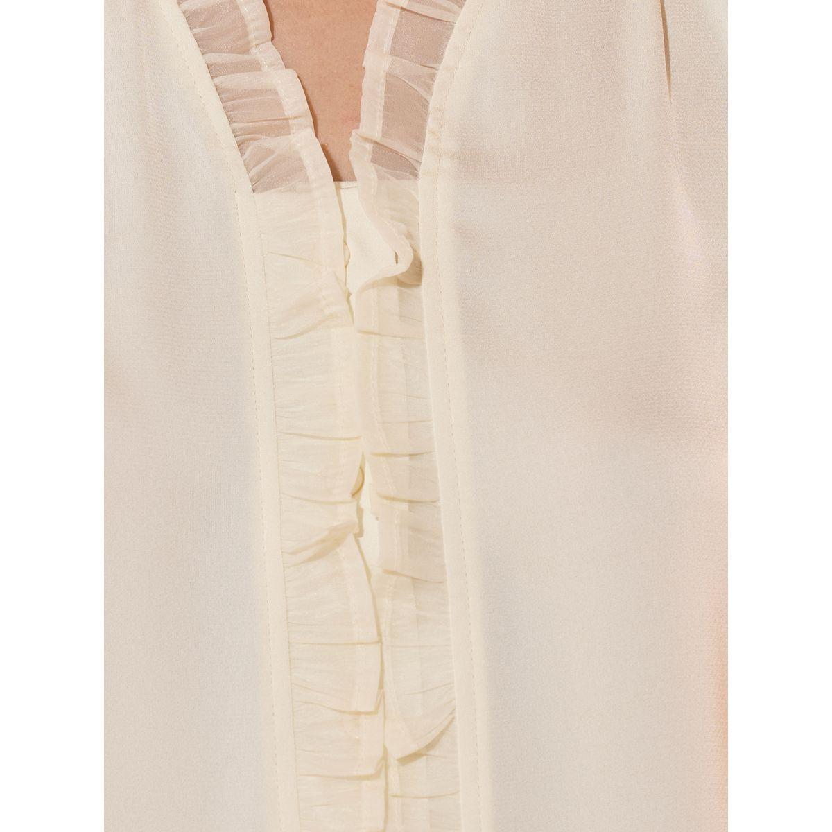 Take Two V Neck Lace Trim Short Sleeves Shirt-women-clothing-shirtsandblouses-shirts-image-3
