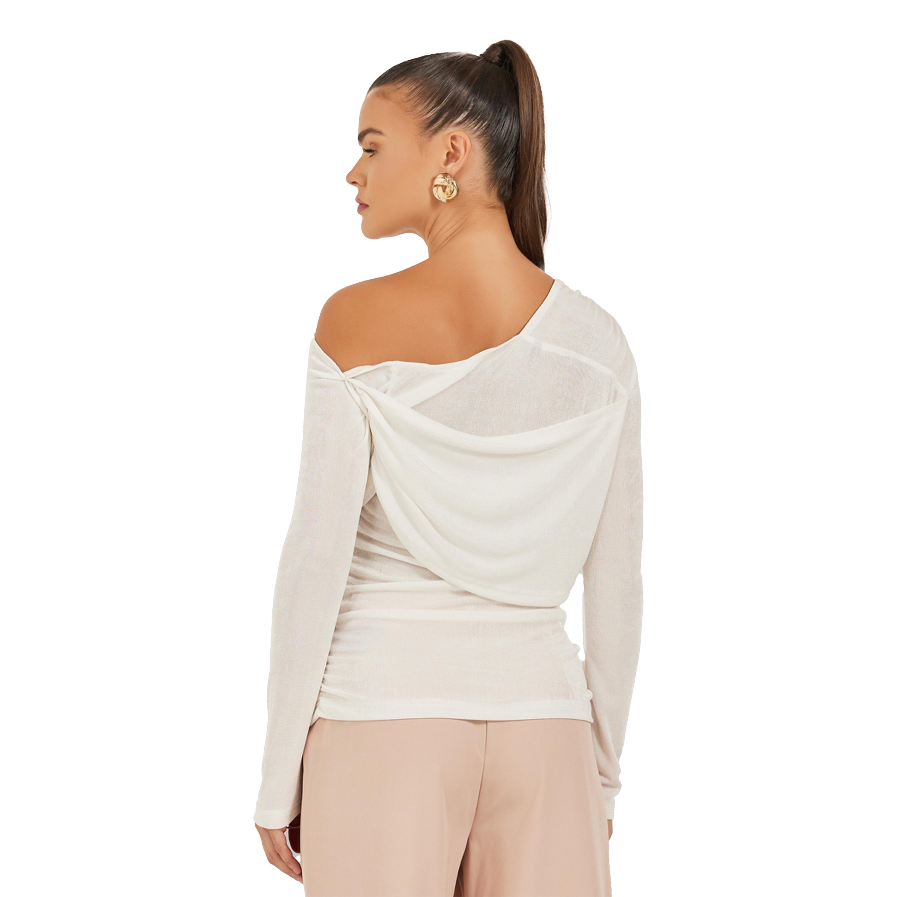 Styli One Shoulder Long Sleeve Knit Top-women-clothing-tshirts-image-5