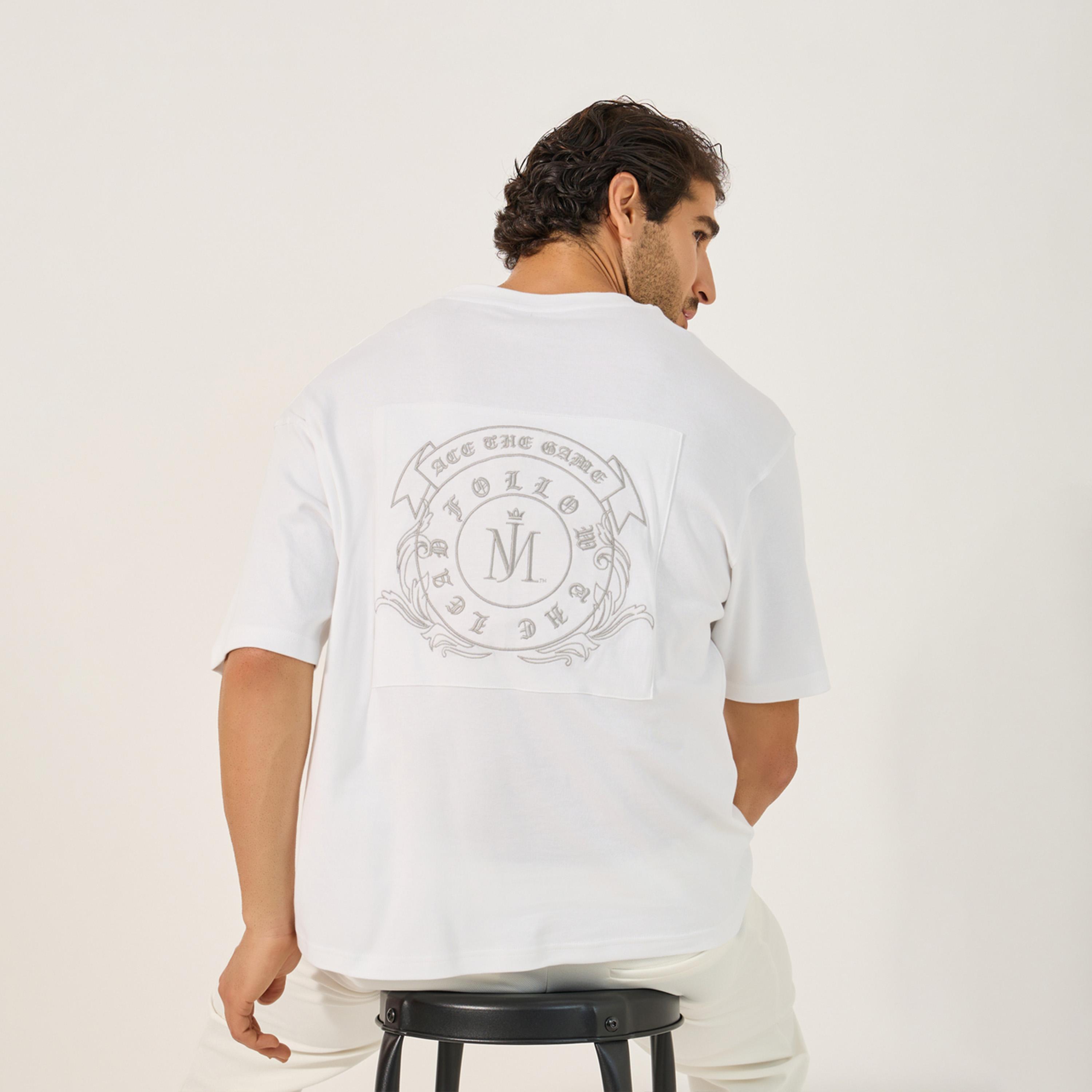 ستايلي - تي شيرت كبير الحجم بطبعة جرافيكية ورقبة دائرية-men-clothing-tshirtsandpolos-tshirts-image-3