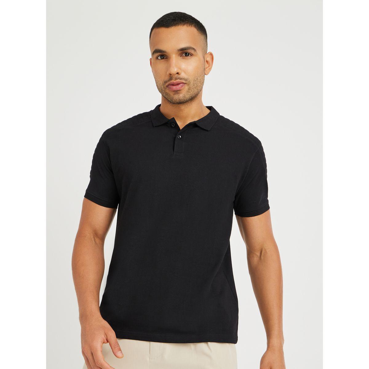 Styli Solid Regular Fit Short Sleeve Polo T-Shirt-men-clothing-tshirtsandpolos-polos-image-1