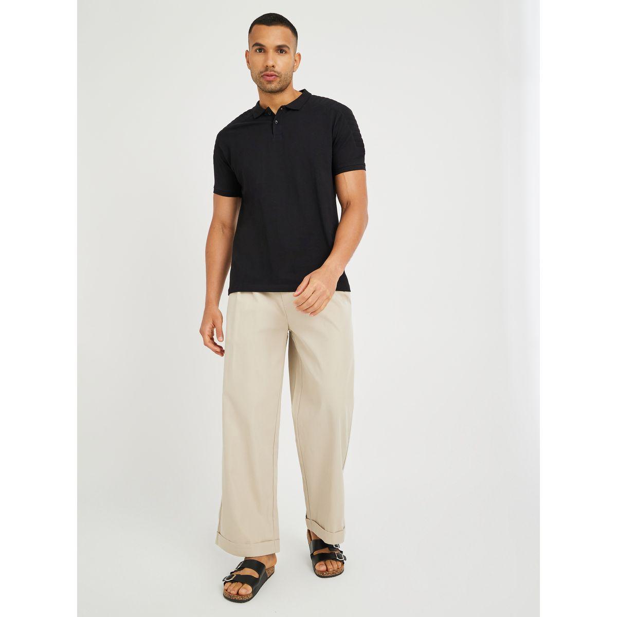 Styli Solid Regular Fit Short Sleeve Polo T-Shirt-men-clothing-tshirtsandpolos-polos-image-2