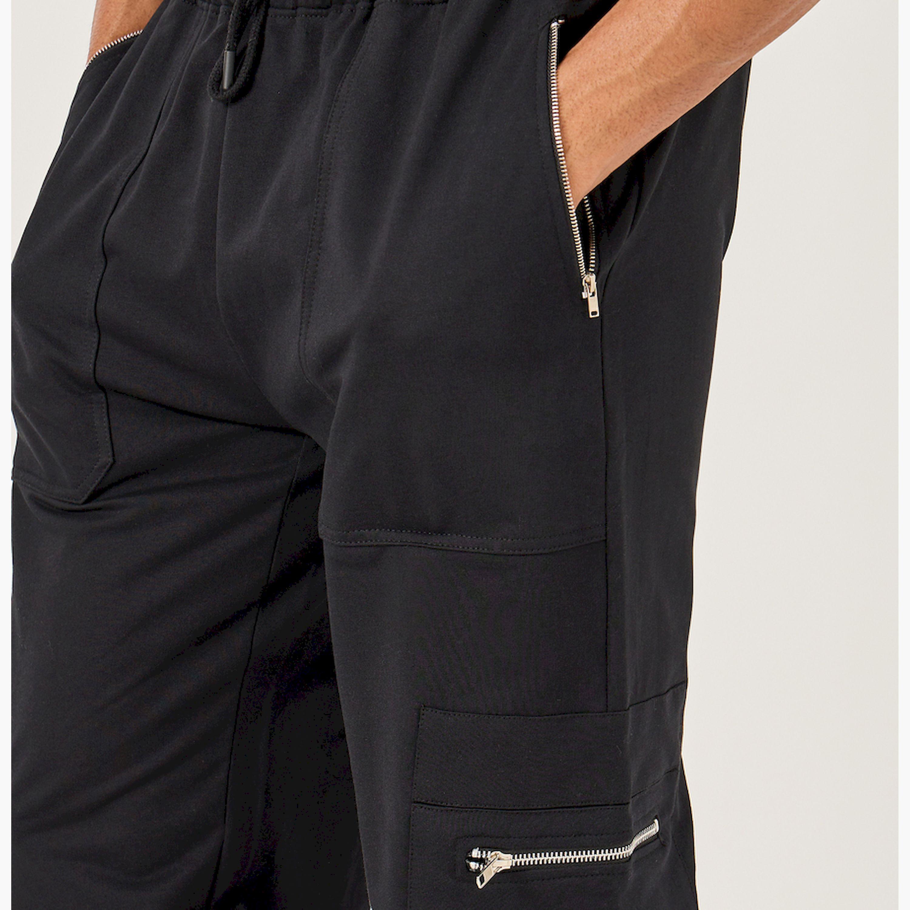 ستايلي - بنطال كارغو مريح بخصر متوسط الارتفاع-men-clothing-bottoms-joggers-image-3