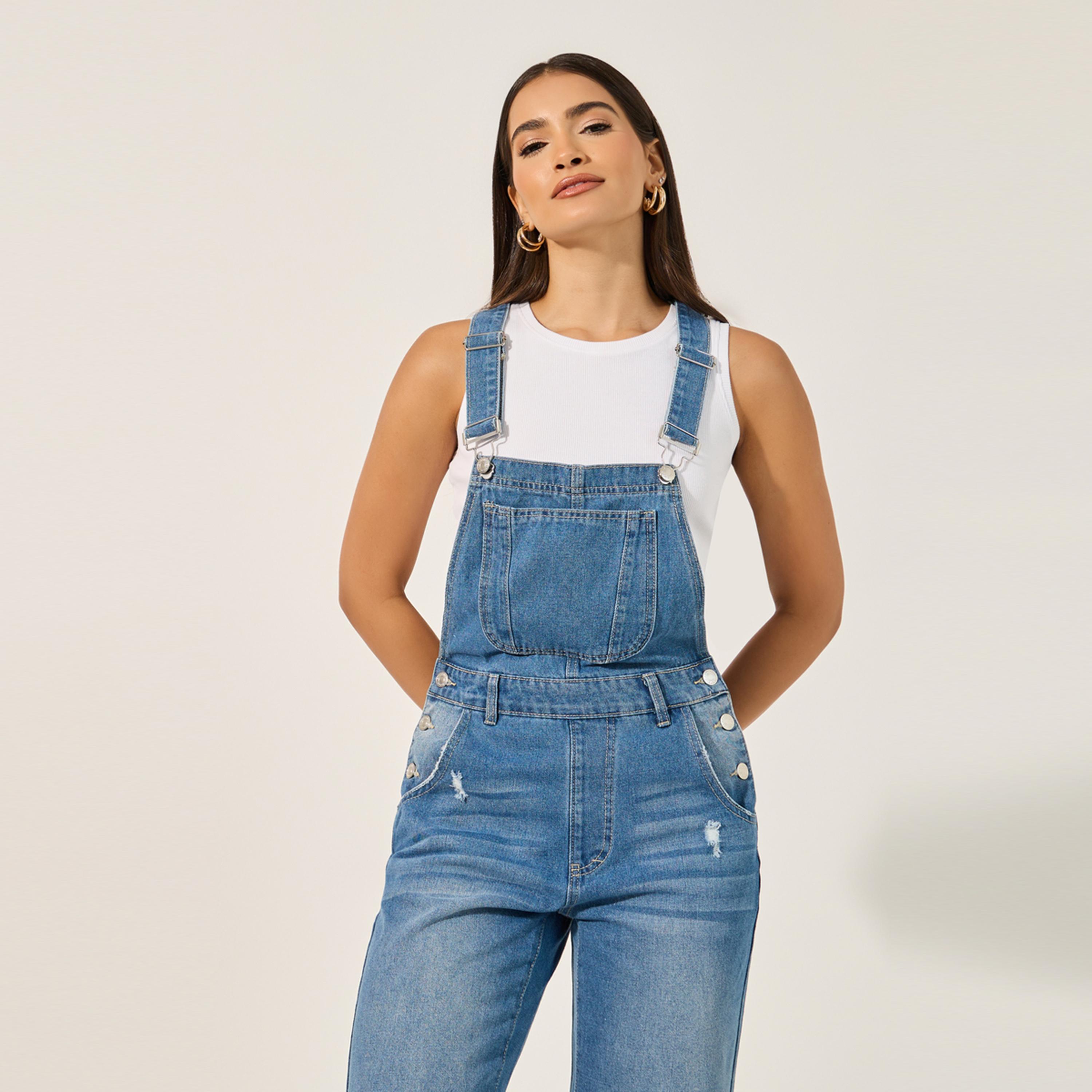 Styli Denim Dungaree Style In Straight Leg Fit-women-clothing-jumpsuits-image-3