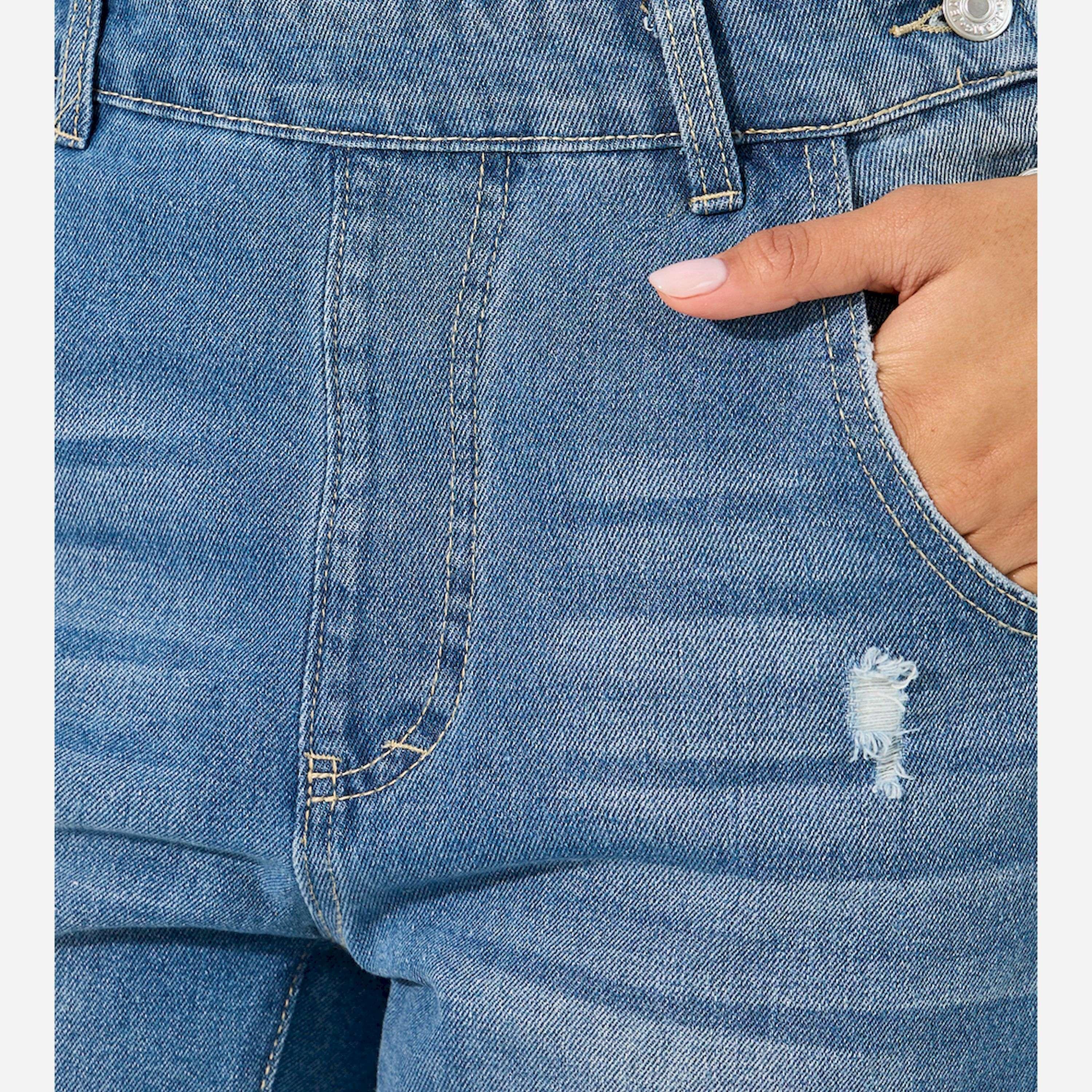 Styli Denim Dungaree Style In Straight Leg Fit-women-clothing-jumpsuits-image-4