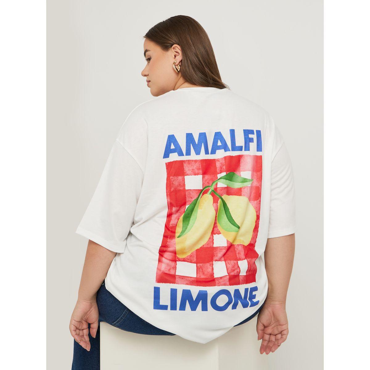 Styli Plus Size Graphic Print Round Neck T-Shirt-women-clothing-tshirts-image-1