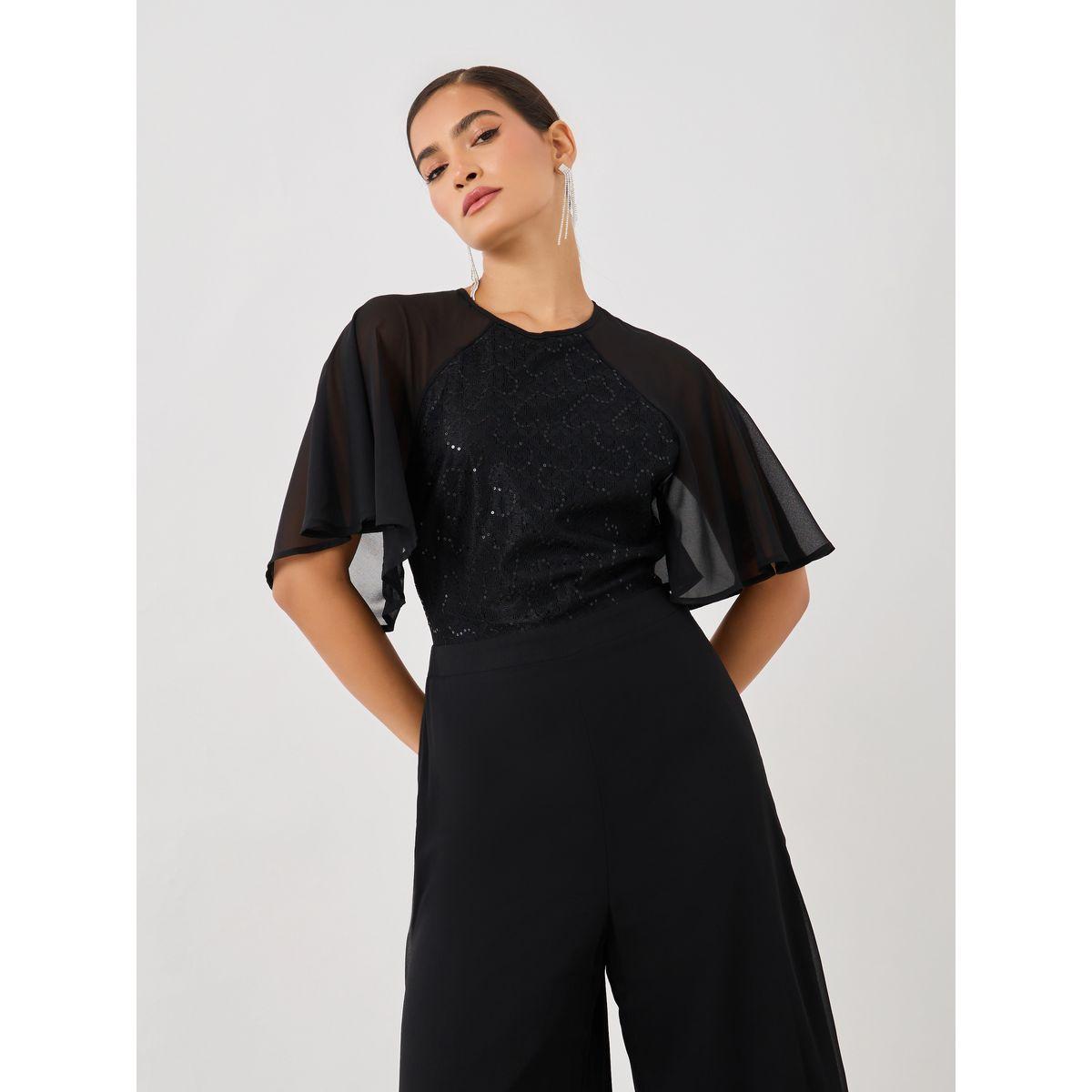 جمبسوت بأرجل واسعة وأكمام فلاتر-women-clothing-jumpsuits-image-2