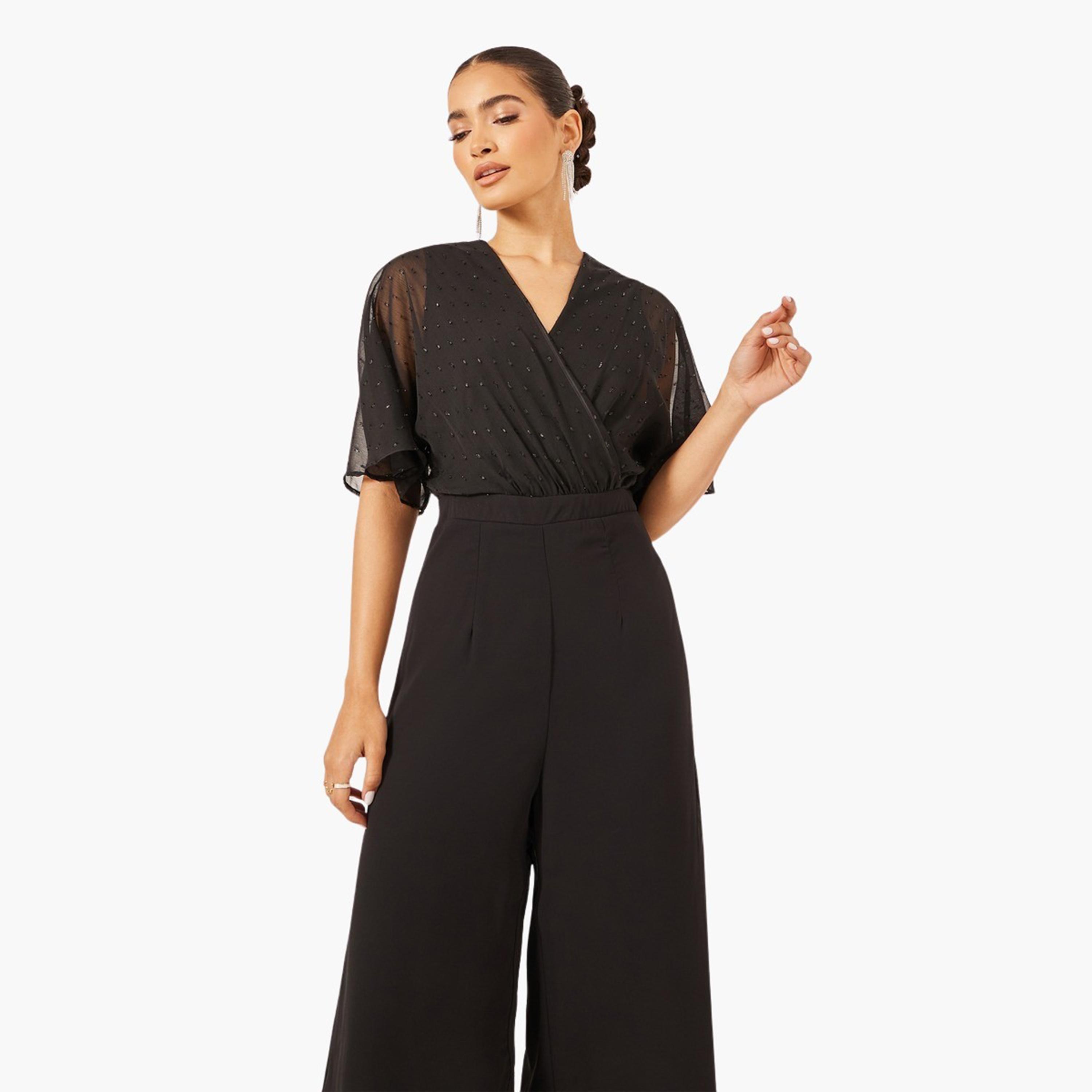 Styli Textured Dobby V-Neck Jumpsuit-women-clothing-jumpsuits-image-3