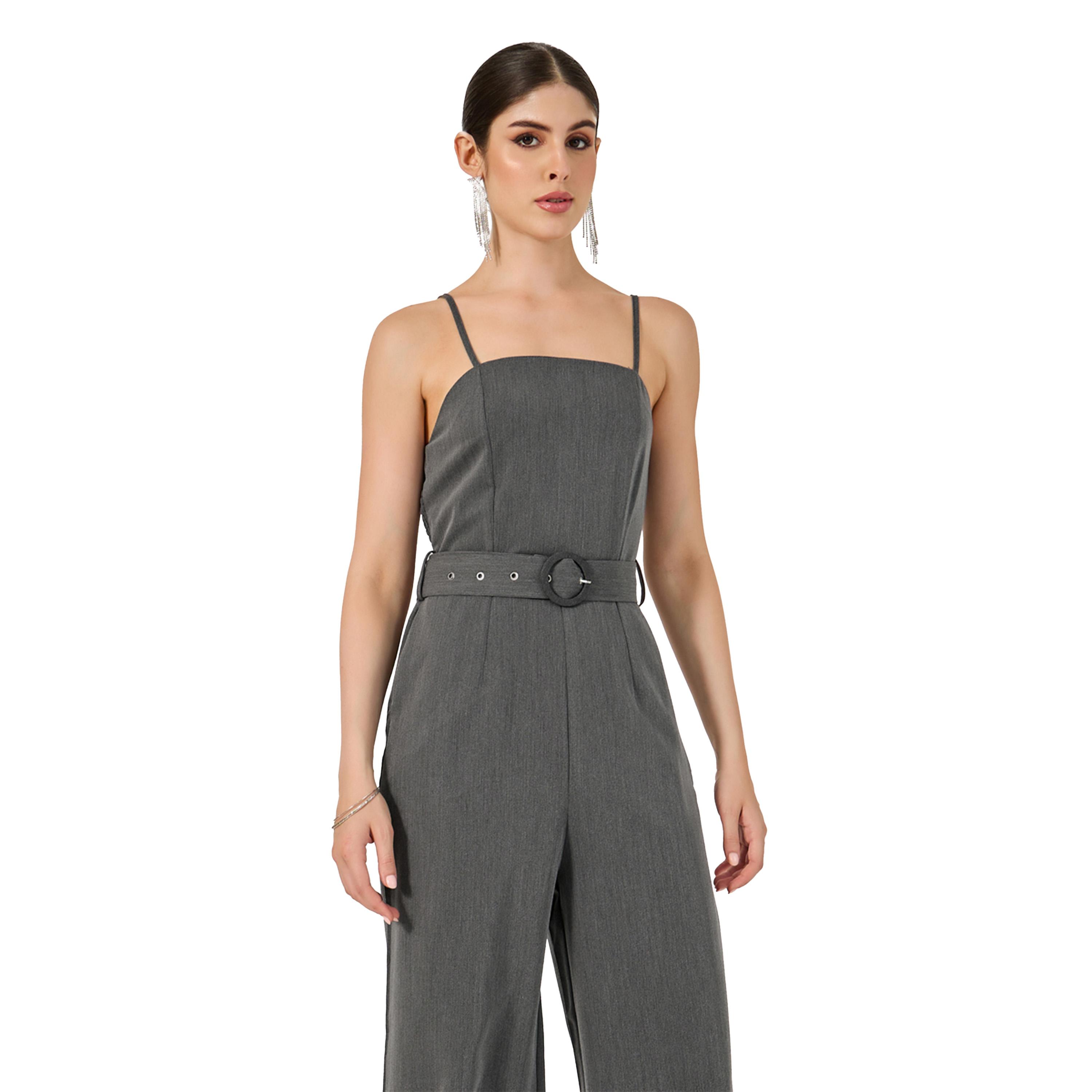 Styli Solid Belted Sleeveless Jumpsuit-women-clothing-jumpsuits-image-2