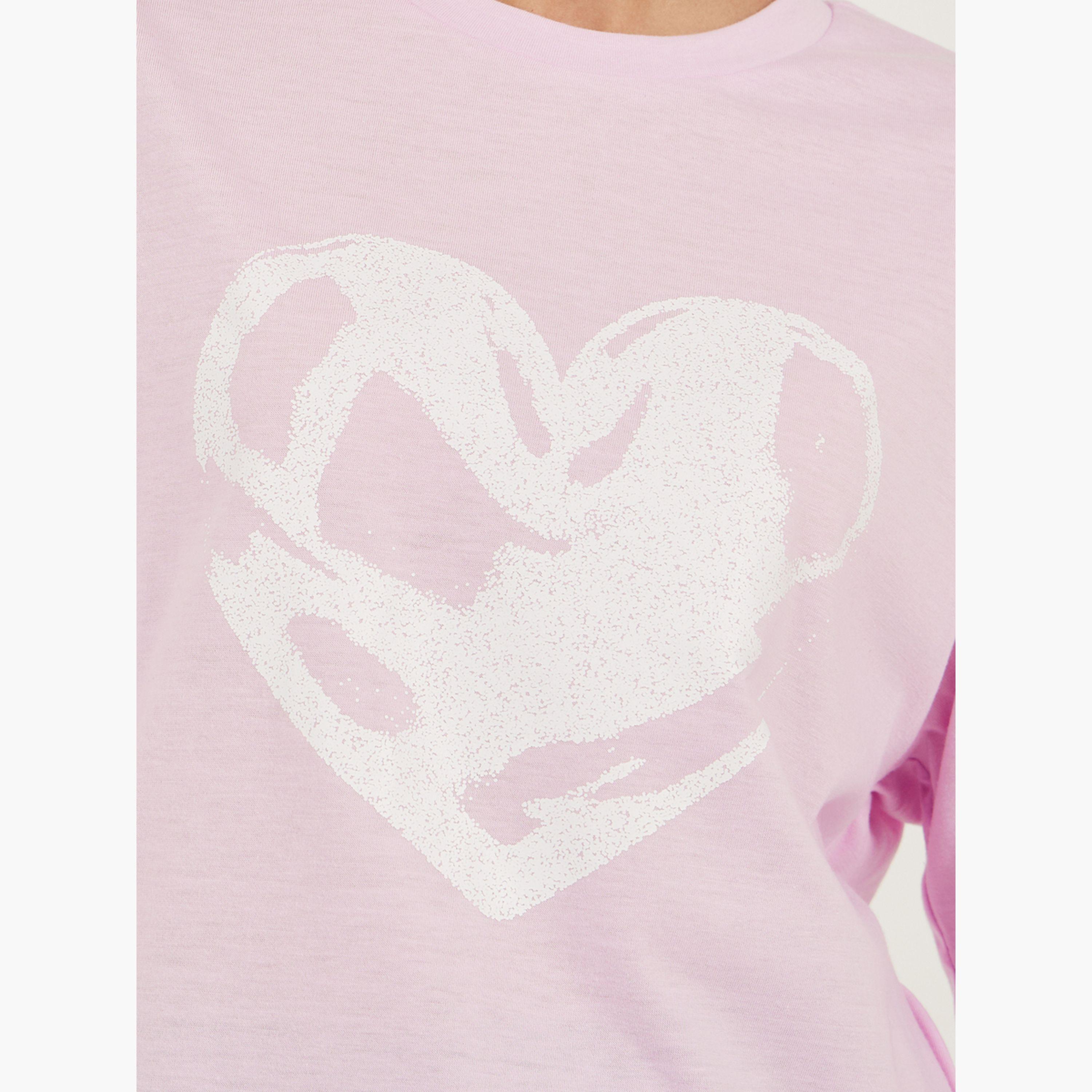 Styli Graphic Print Oversized Round Neck T-Shirt-women-clothing-tshirts-image-3