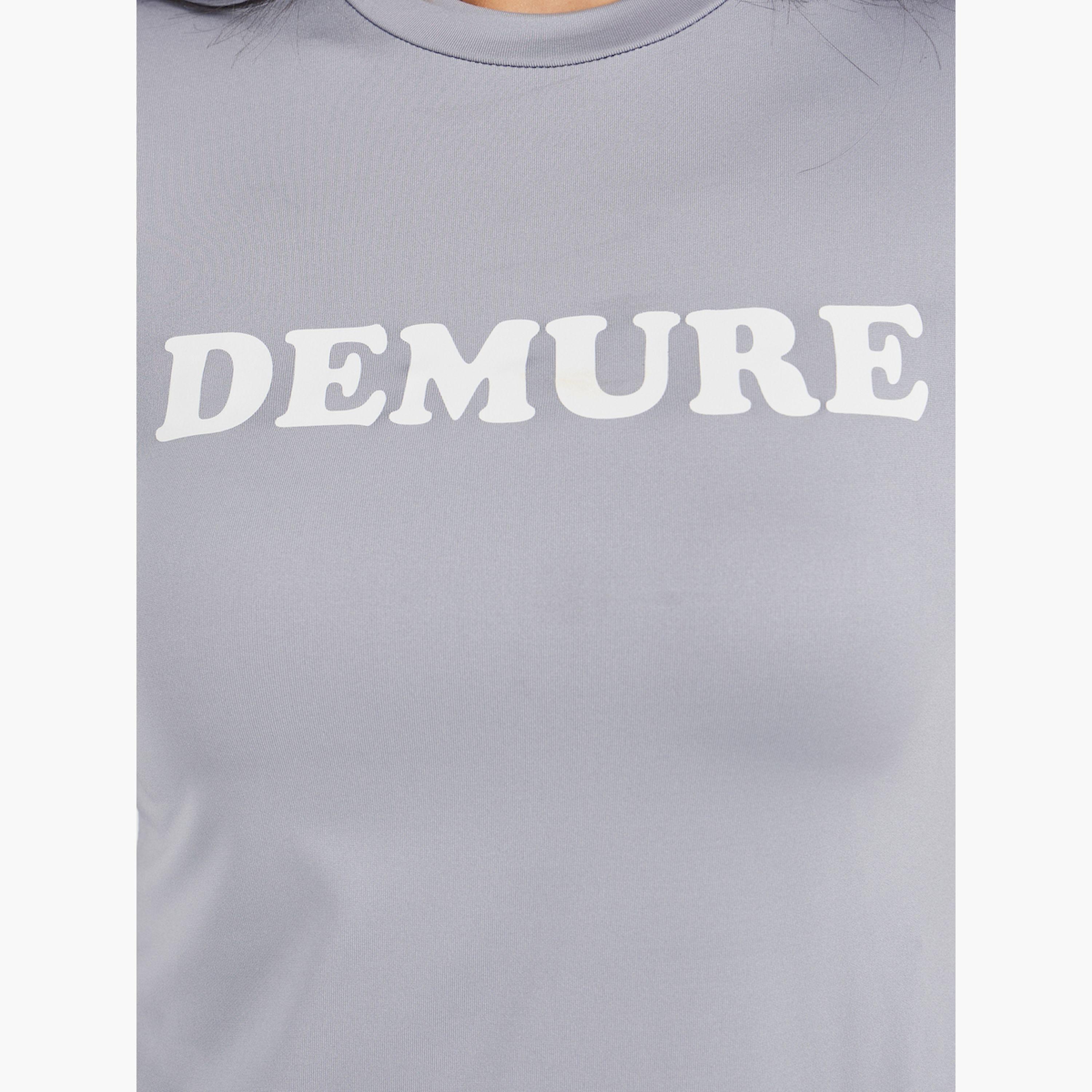 Styli Slogan Print Round Neck Crop T-Shirt-women-clothing-tshirts-image-3