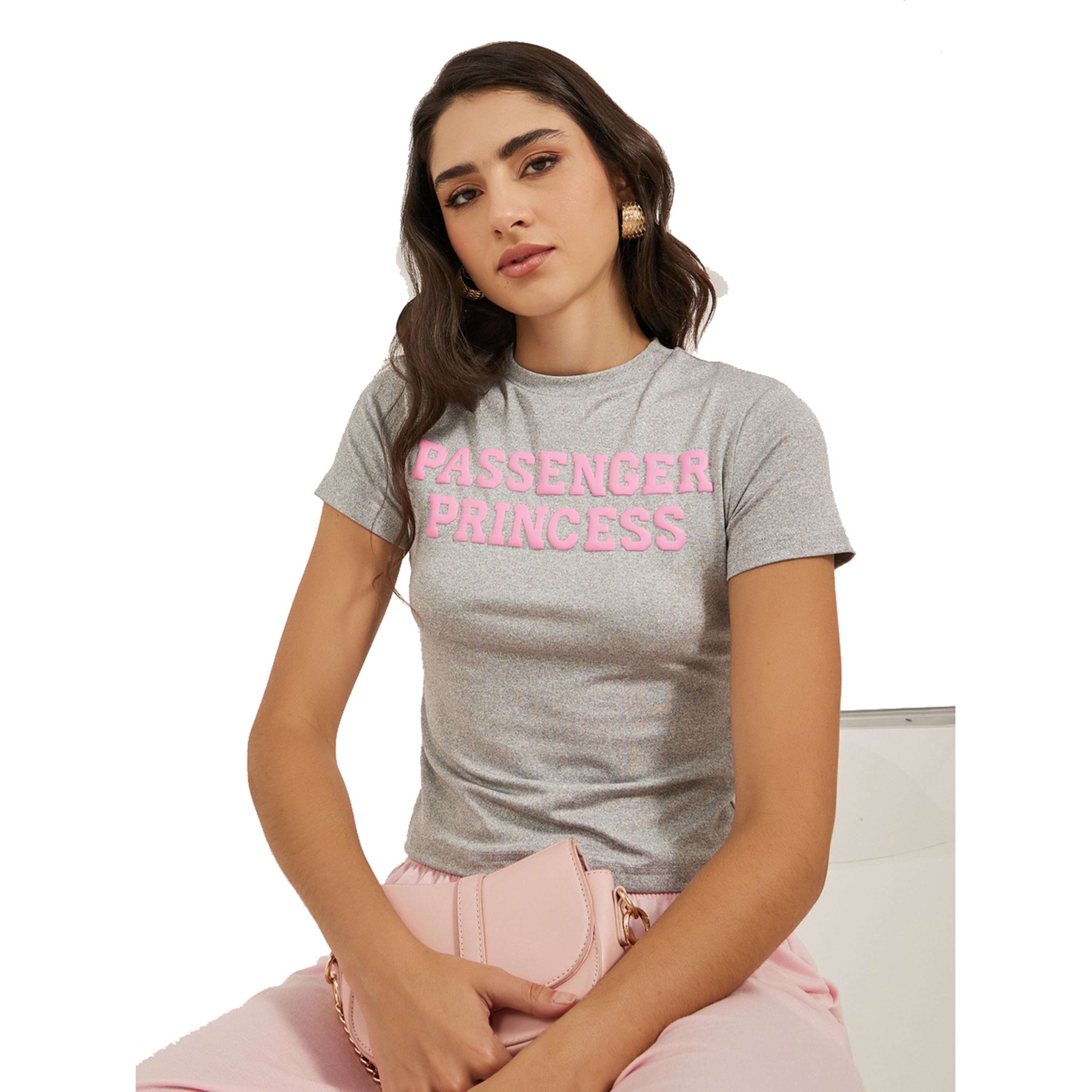 Styli Embossed Slogan Round Neck Fitted T-Shirt-women-clothing-tshirts-image-1
