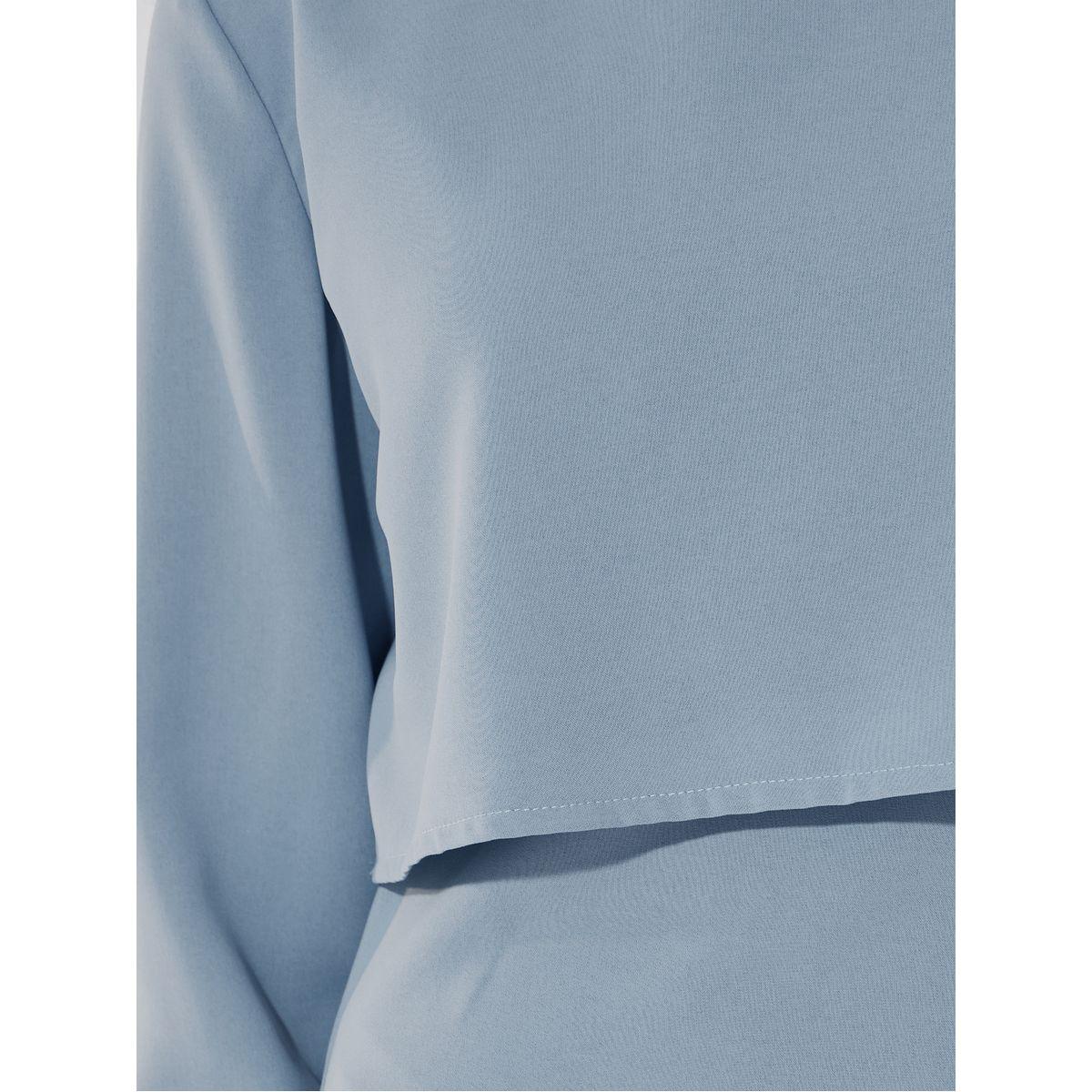 Take Two 2in1 Look Solid Round Neck A-Line Maxi Dress-women-clothing-dresses-image-3
